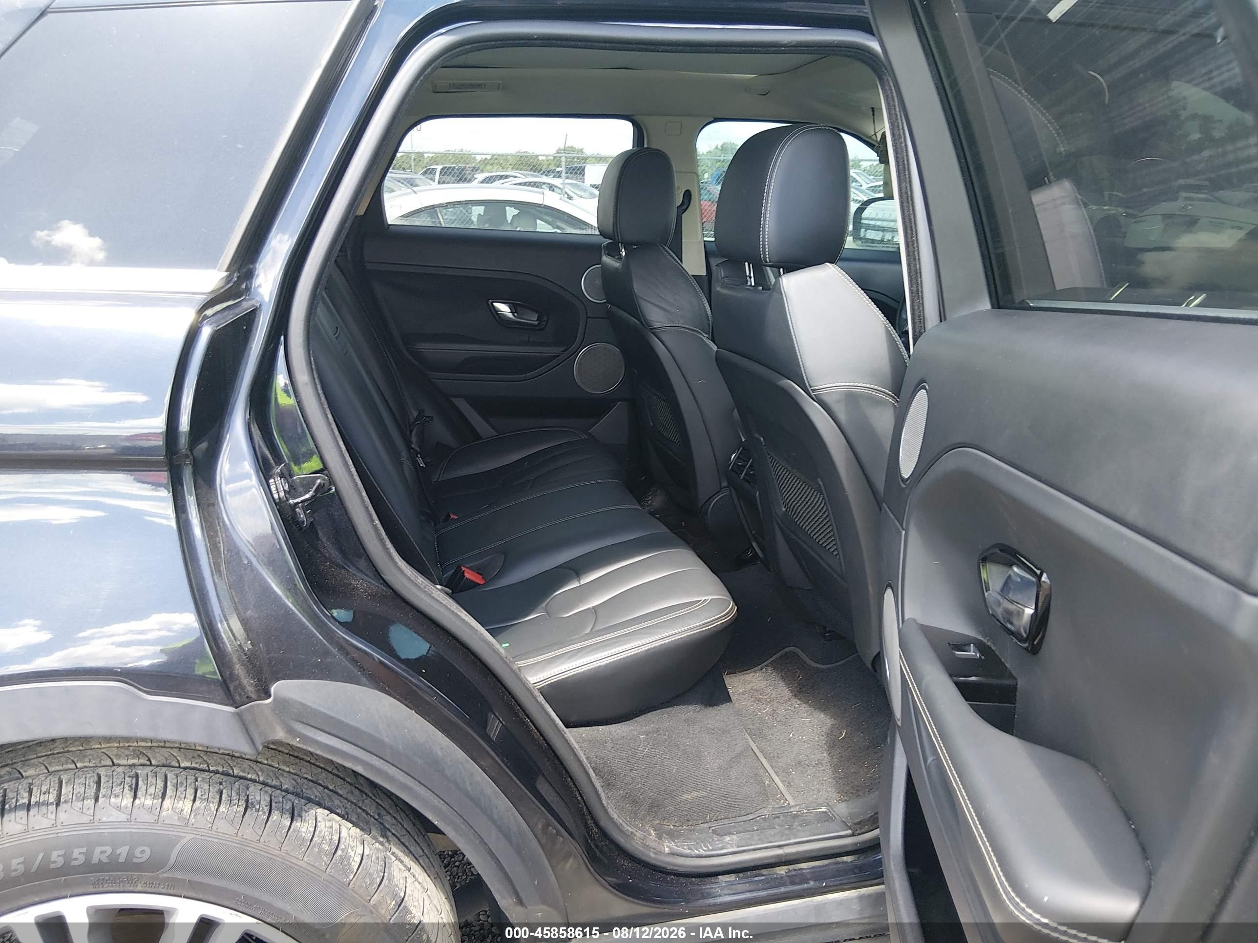 2012 Land Rover Range Rover Evoque Pure Plus Black vin: SALVV2BG6CH606754