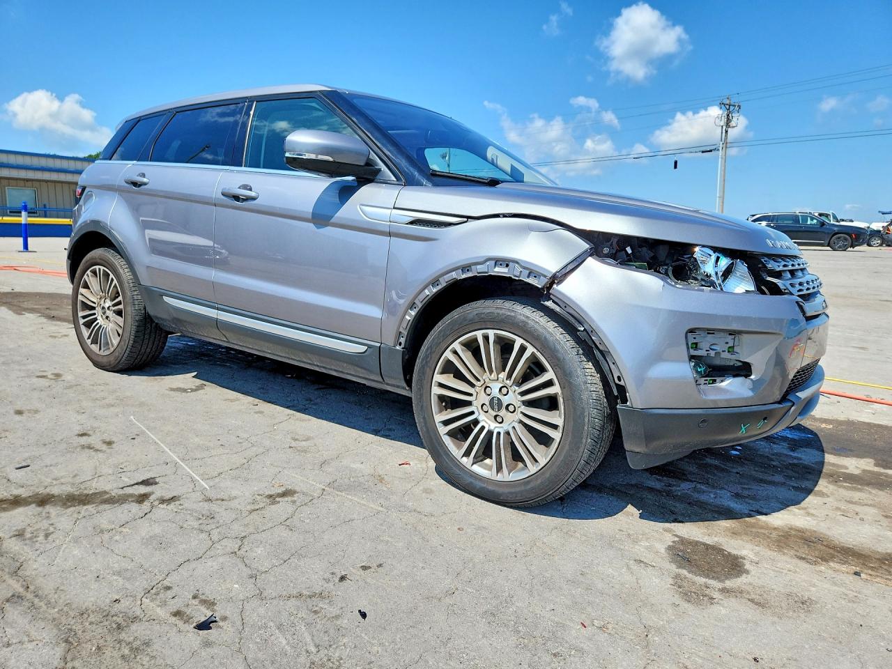 2012 Land Rover Range Rover Evoque Prestige Premium Серый vin: SALVV2BG8CH698983