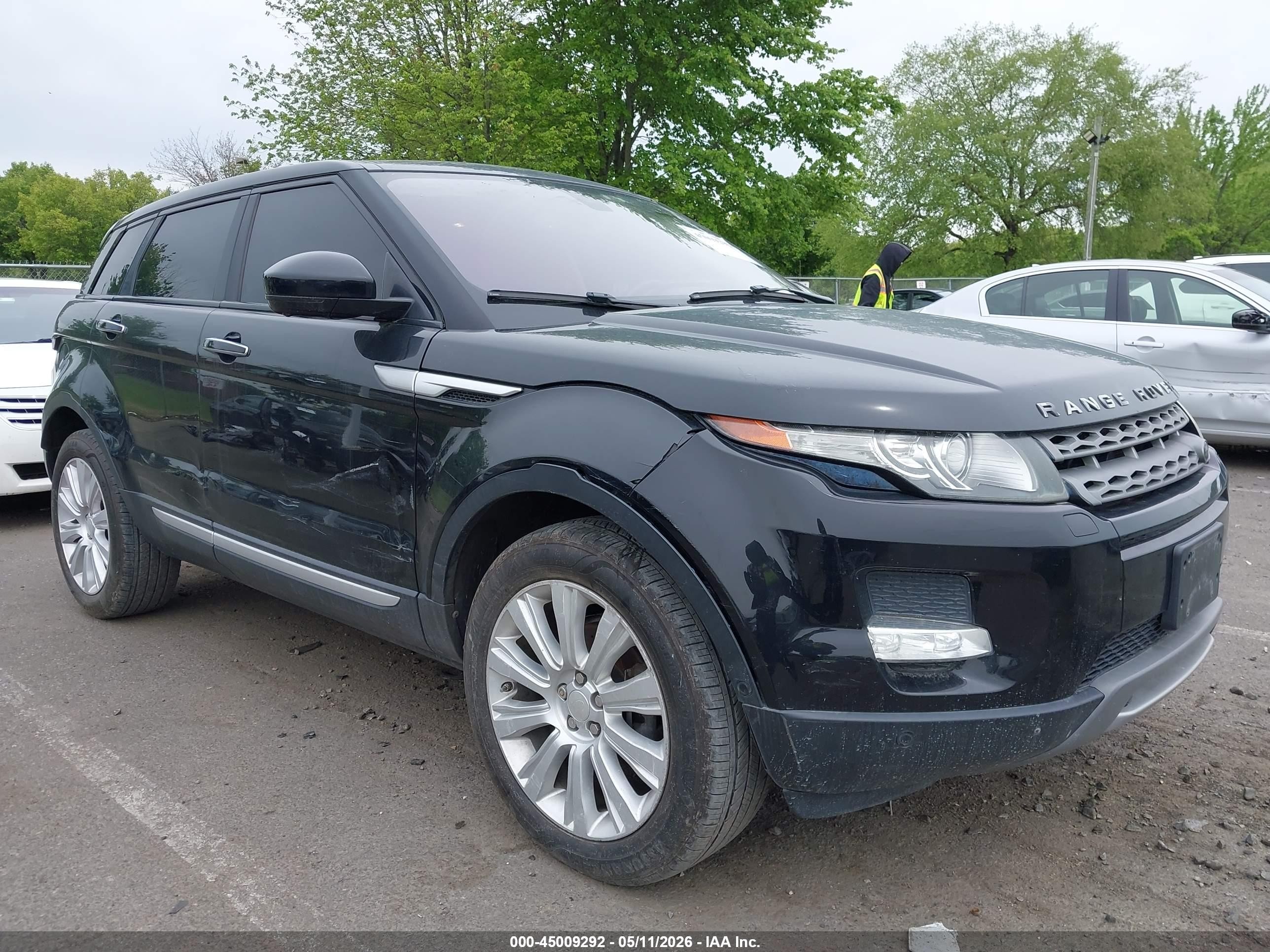 2014 Land Rover Range Rover Evoque Prestige Black vin: SALVV2BG8EH951402