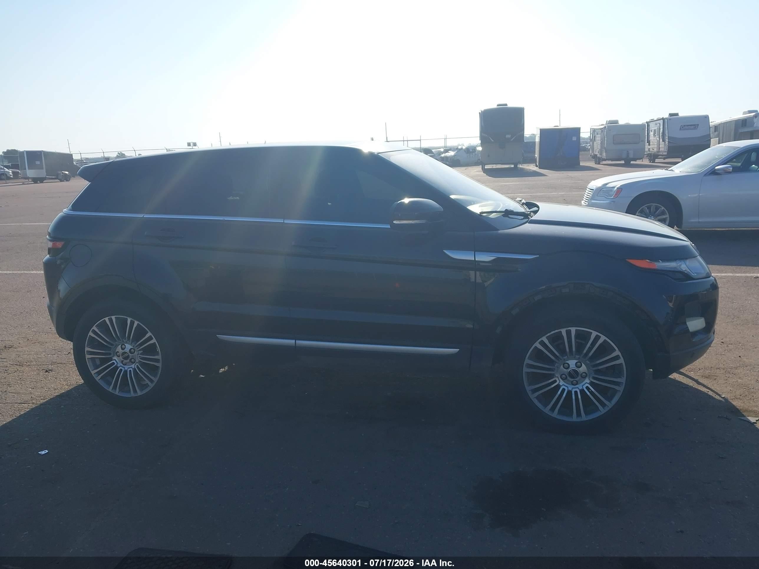 2012 Land Rover Range Rover Evoque Pure Plus Black vin: SALVV2BG9CH681514