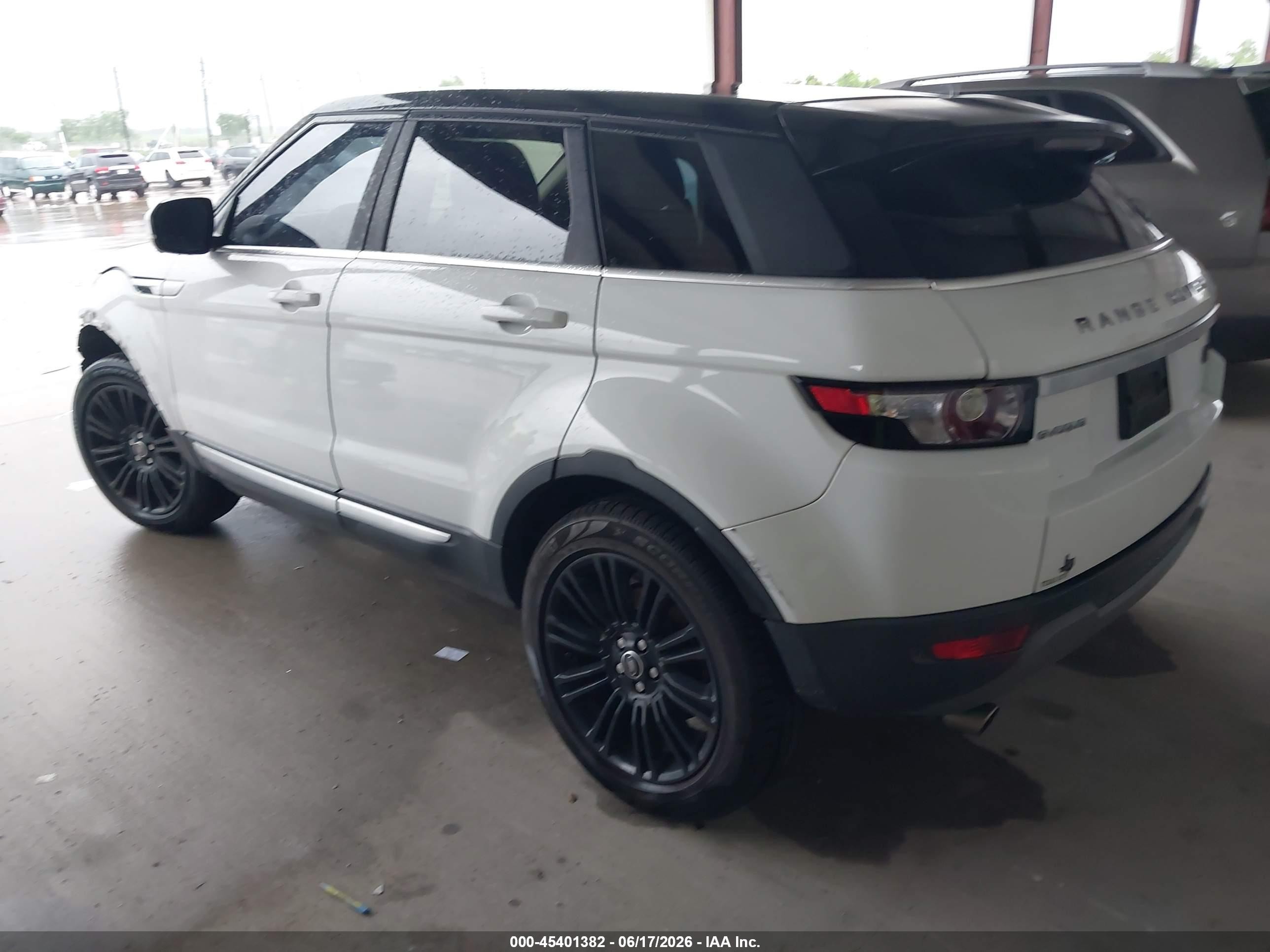 2013 Land Rover Range Rover Evoque Pure White vin: SALVV2BG9DH830182
