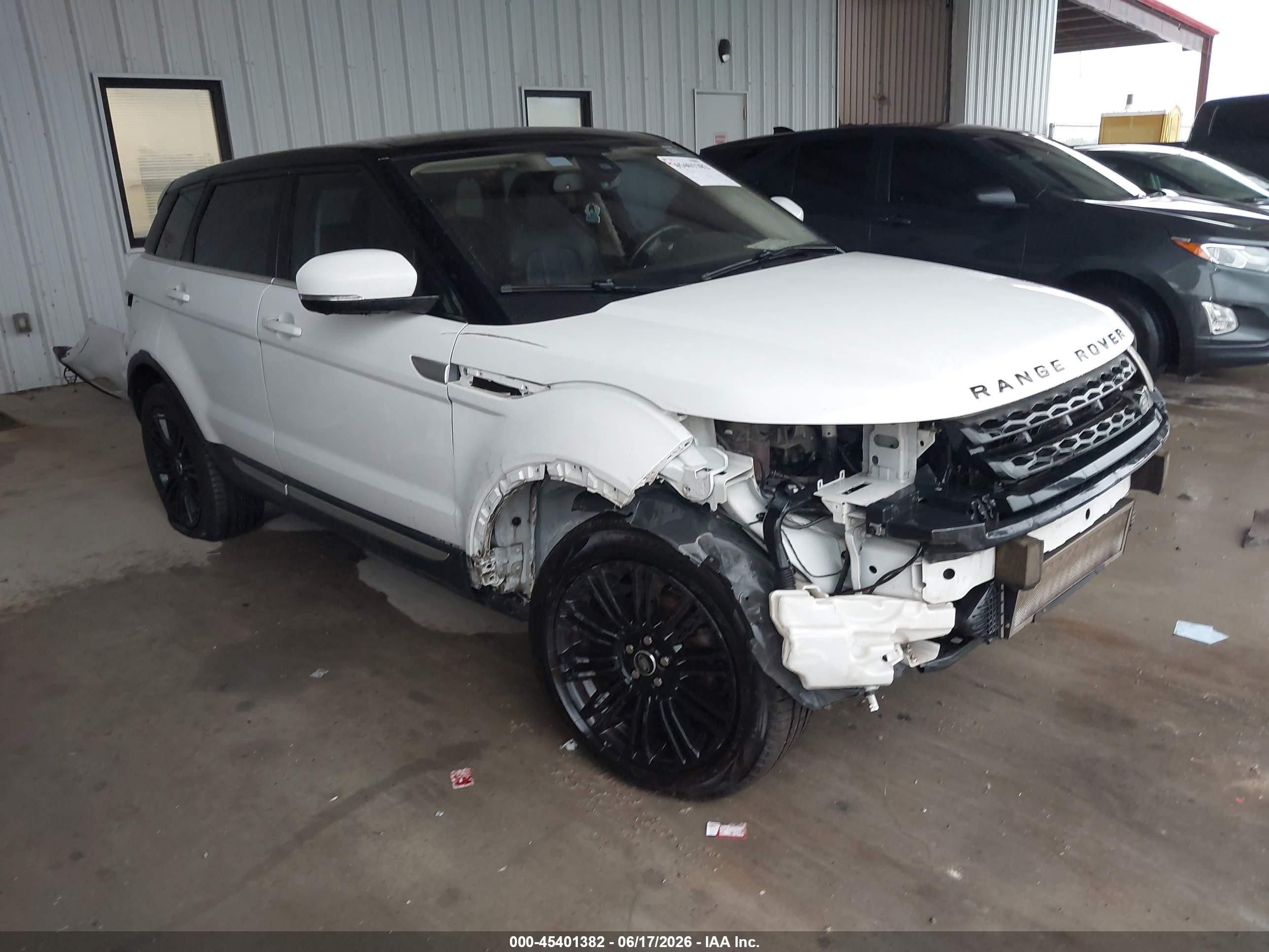 2013 Land Rover Range Rover Evoque Pure White vin: SALVV2BG9DH830182