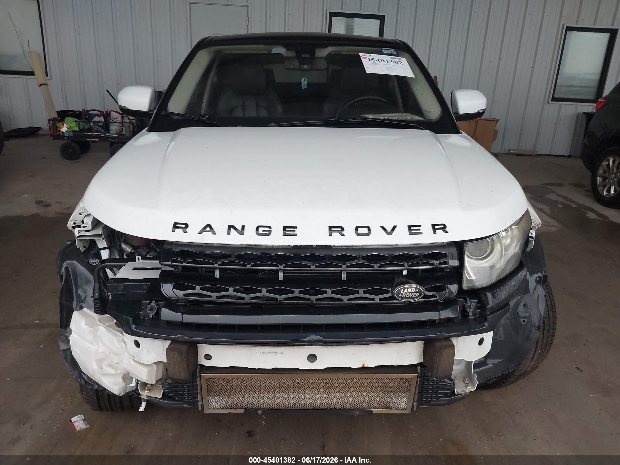 2013 Land Rover Range Rover Evoque Pure White vin: SALVV2BG9DH830182
