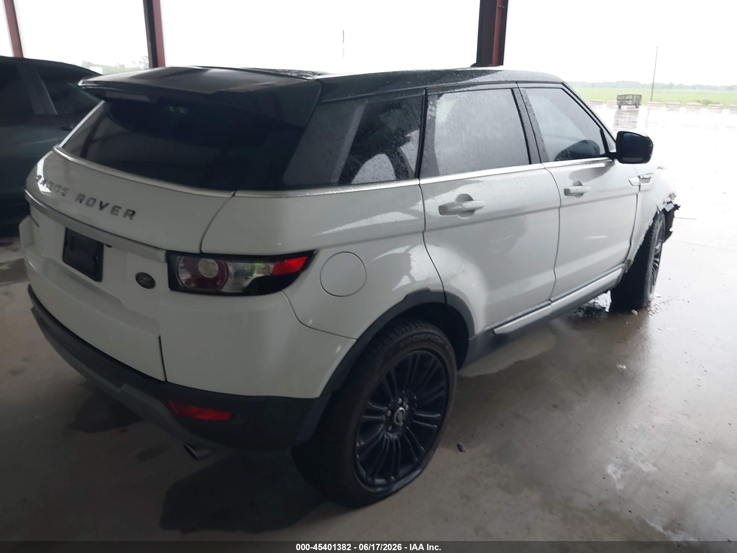 2013 Land Rover Range Rover Evoque Pure White vin: SALVV2BG9DH830182