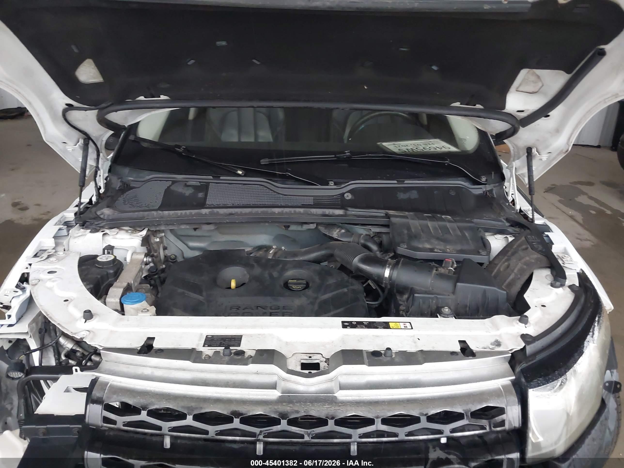 2013 Land Rover Range Rover Evoque Pure White vin: SALVV2BG9DH830182
