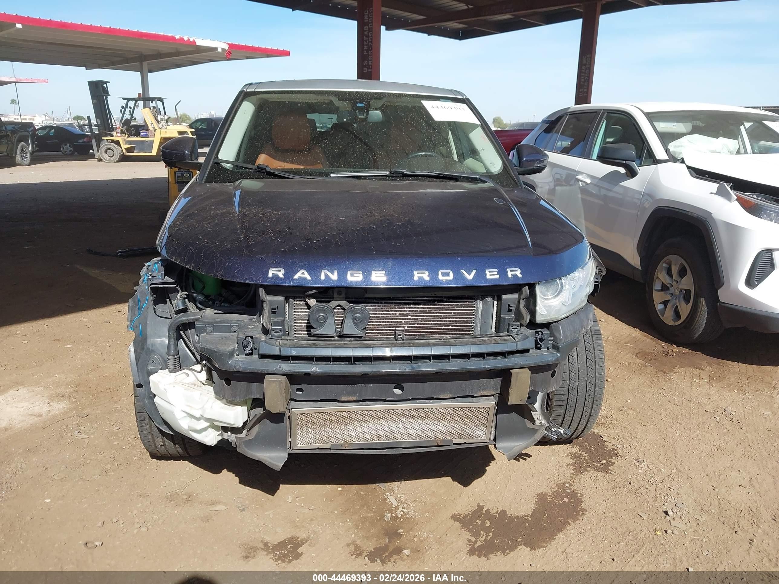 2014 Land Rover Range Rover Evoque Prestige Blue vin: SALVV2BGXEH867663