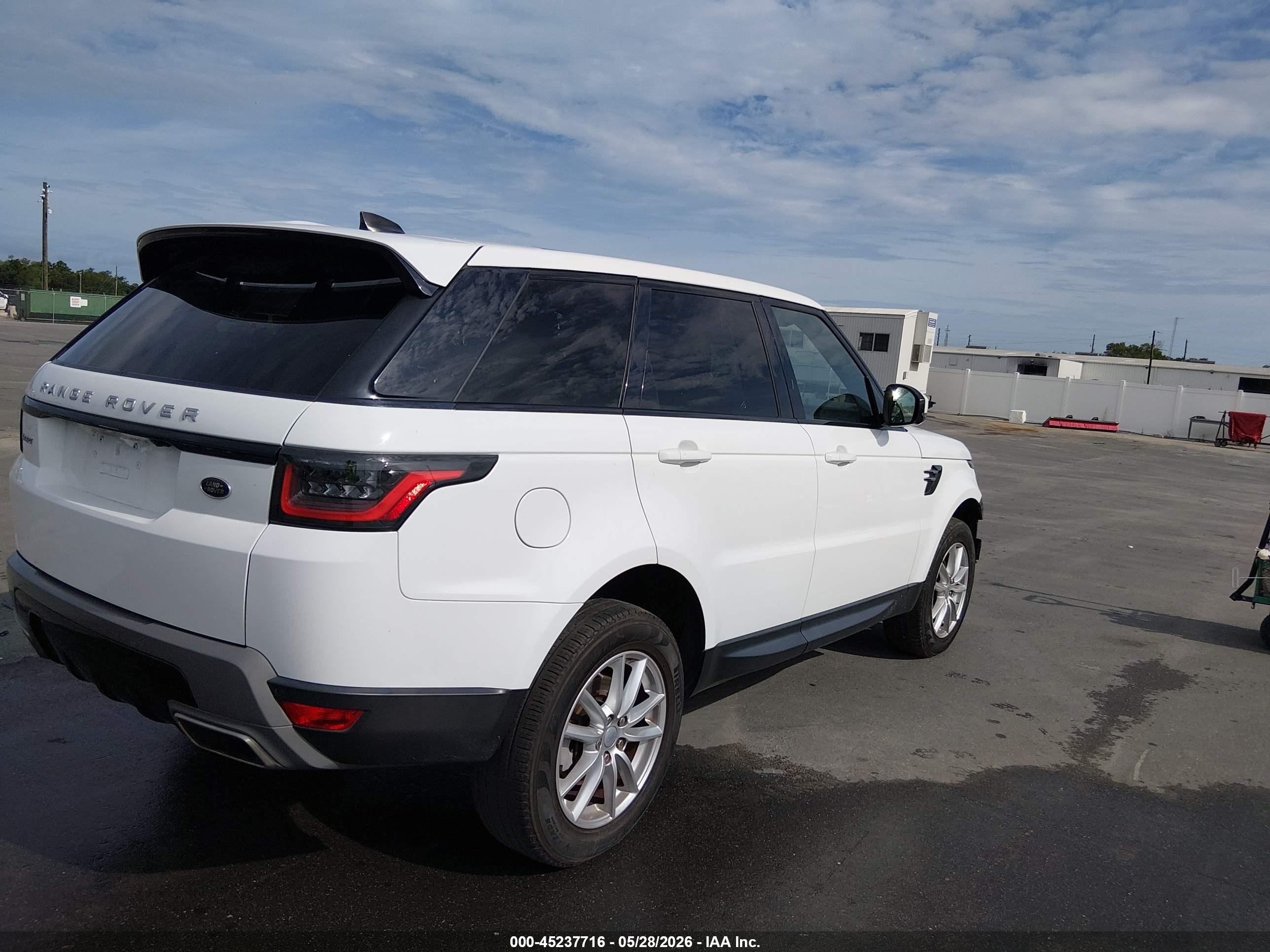 2018 Land Rover Range Rover Sport Se Td6 White vin: SALWG2RK1JA407335