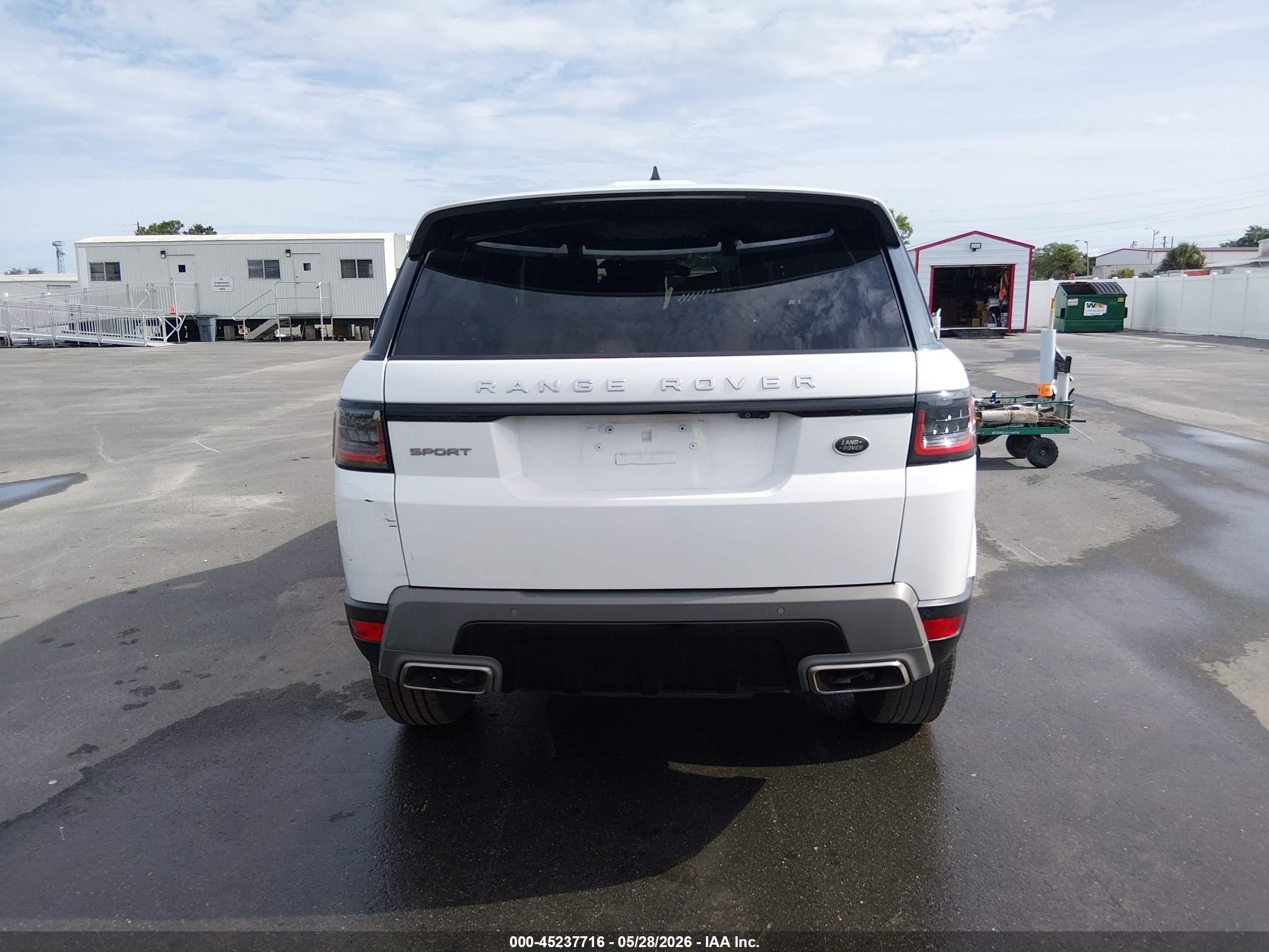 2018 Land Rover Range Rover Sport Se Td6 White vin: SALWG2RK1JA407335