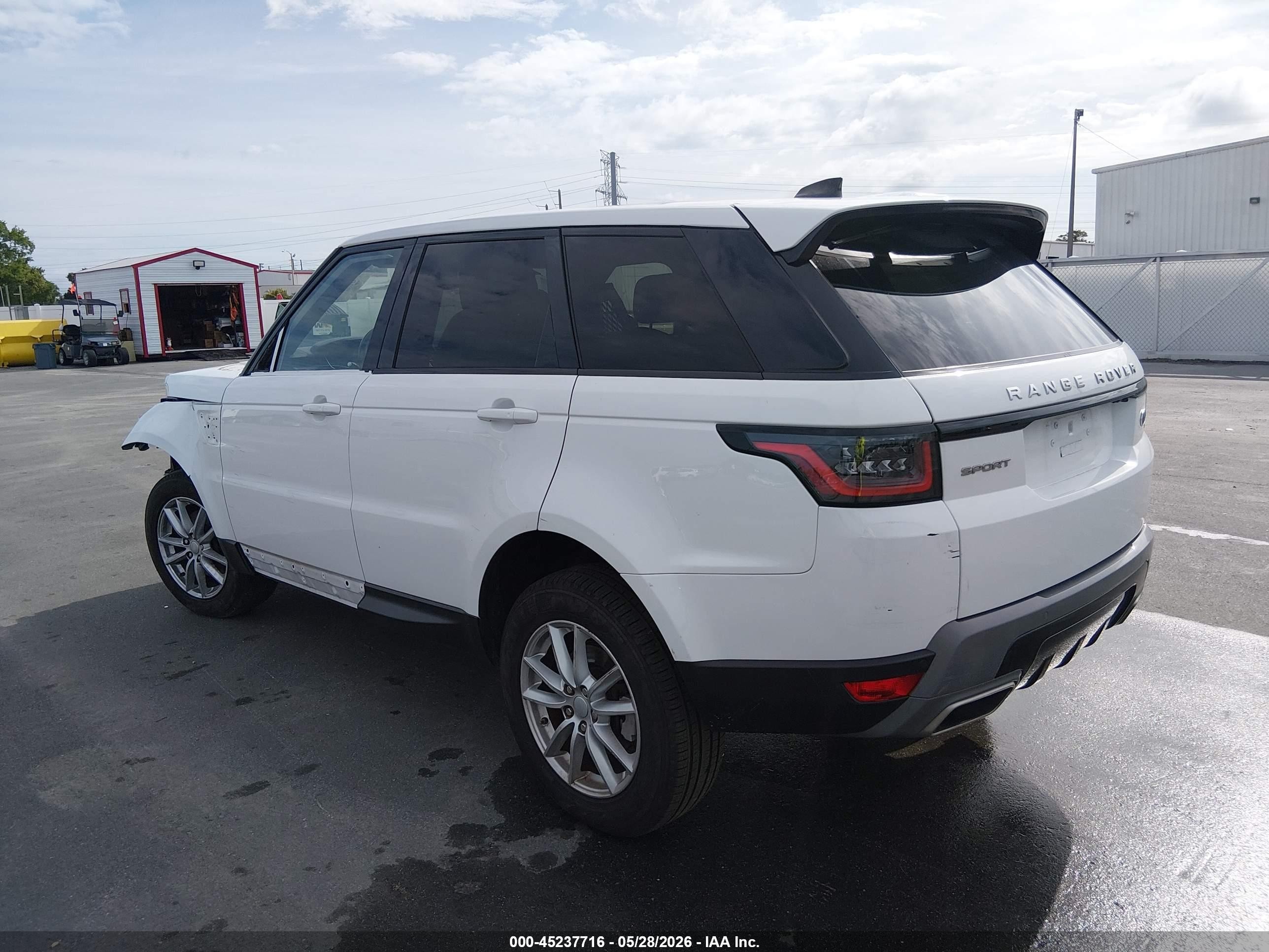 2018 Land Rover Range Rover Sport Se Td6 White vin: SALWG2RK1JA407335