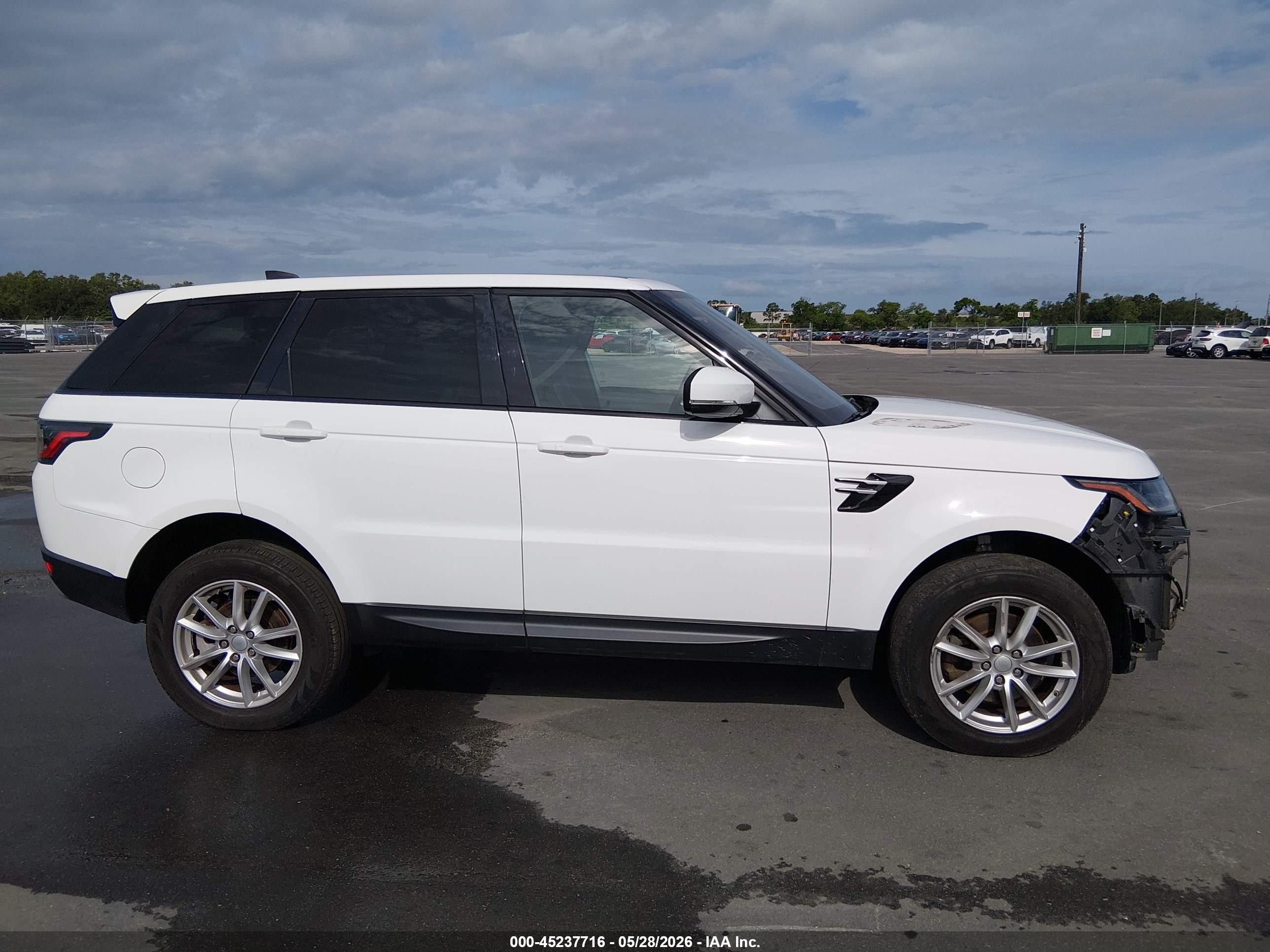 2018 Land Rover Range Rover Sport Se Td6 White vin: SALWG2RK1JA407335