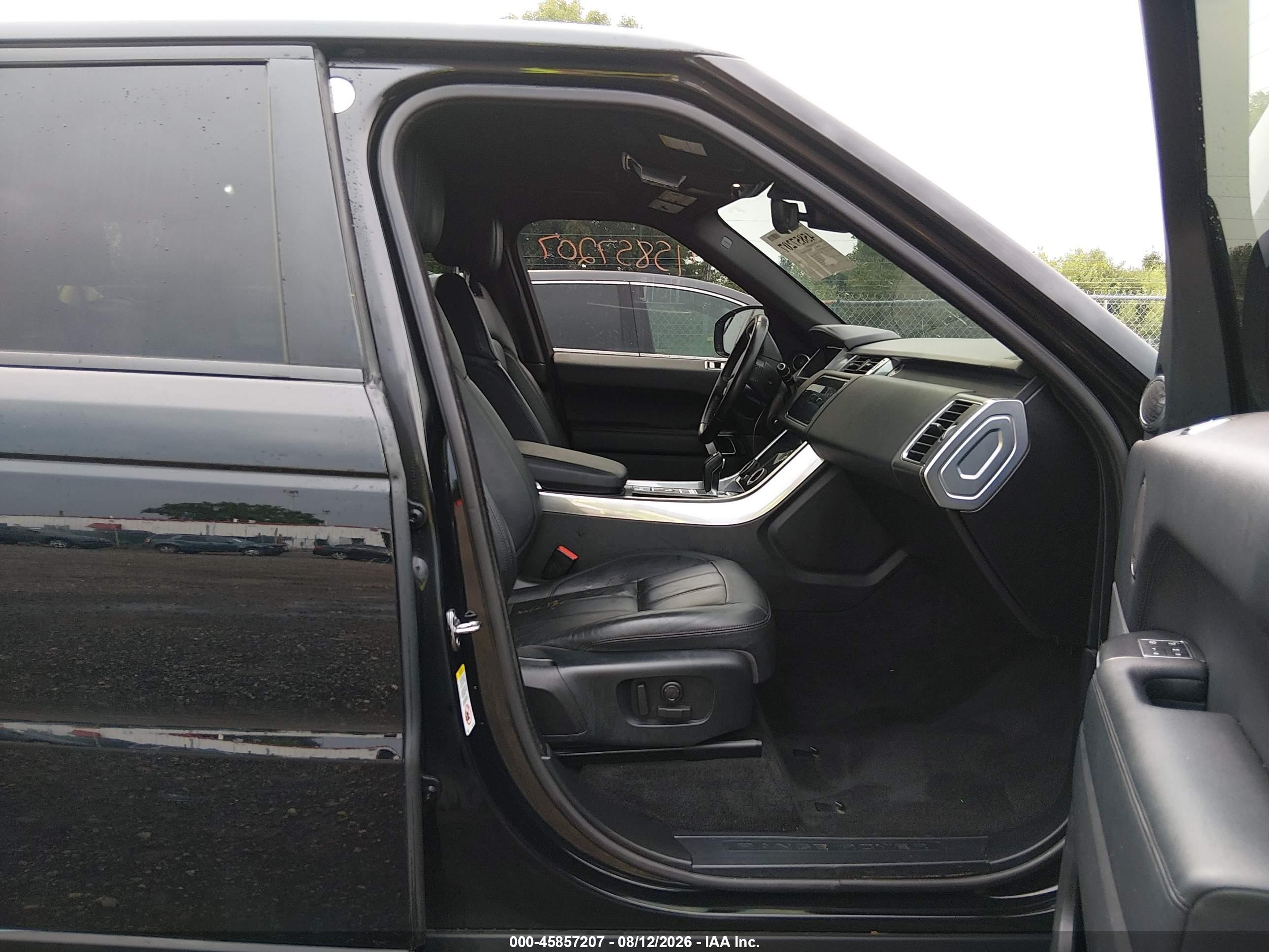 2019 Land Rover Range Rover Sport Se Mhev Black vin: SALWG2RU6KA869375