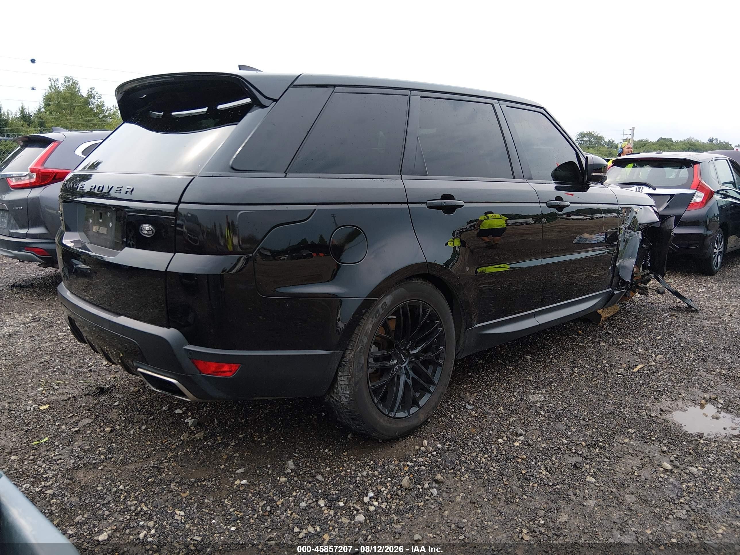 2019 Land Rover Range Rover Sport Se Mhev Black vin: SALWG2RU6KA869375