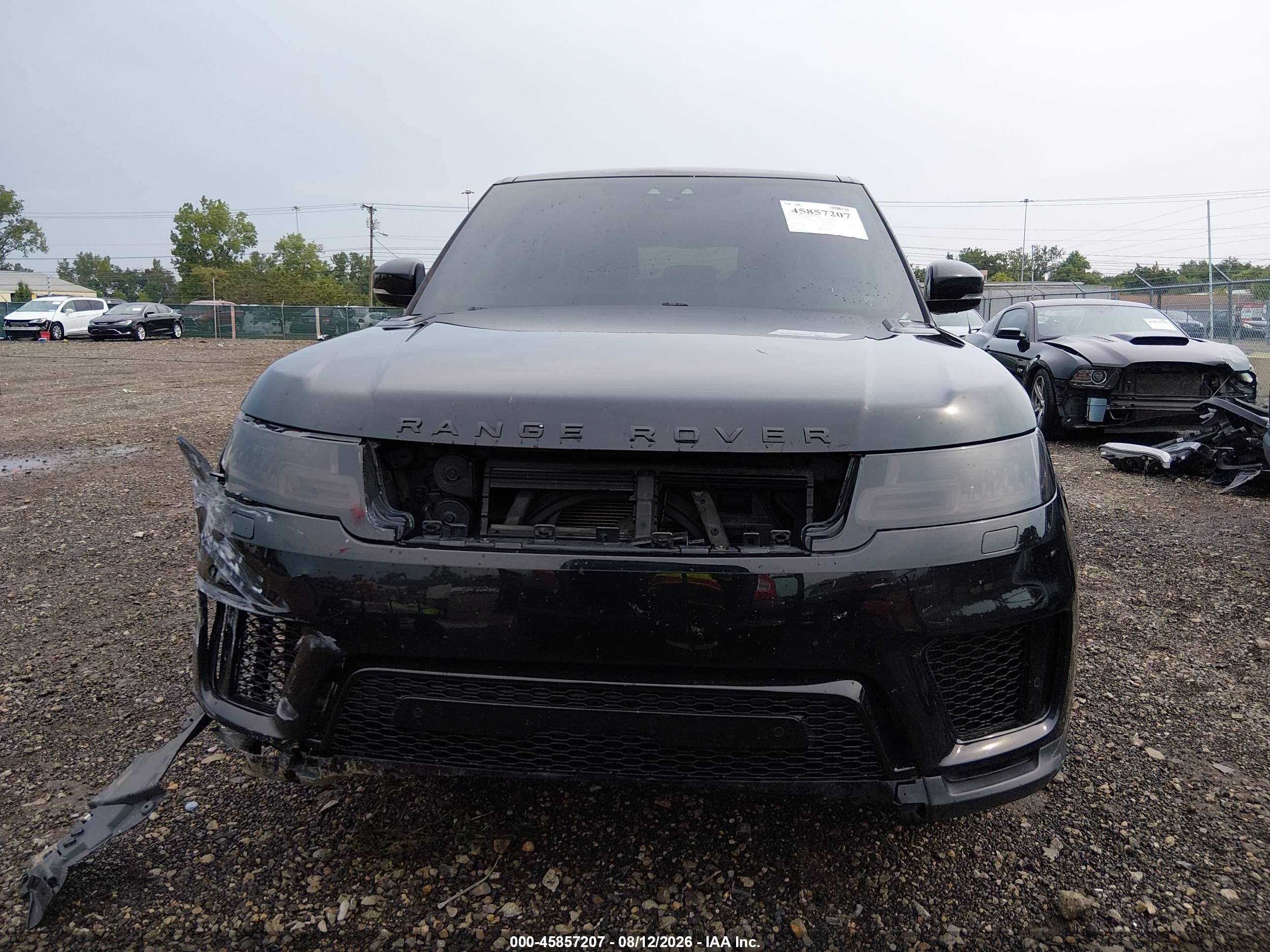 2019 Land Rover Range Rover Sport Se Mhev Black vin: SALWG2RU6KA869375