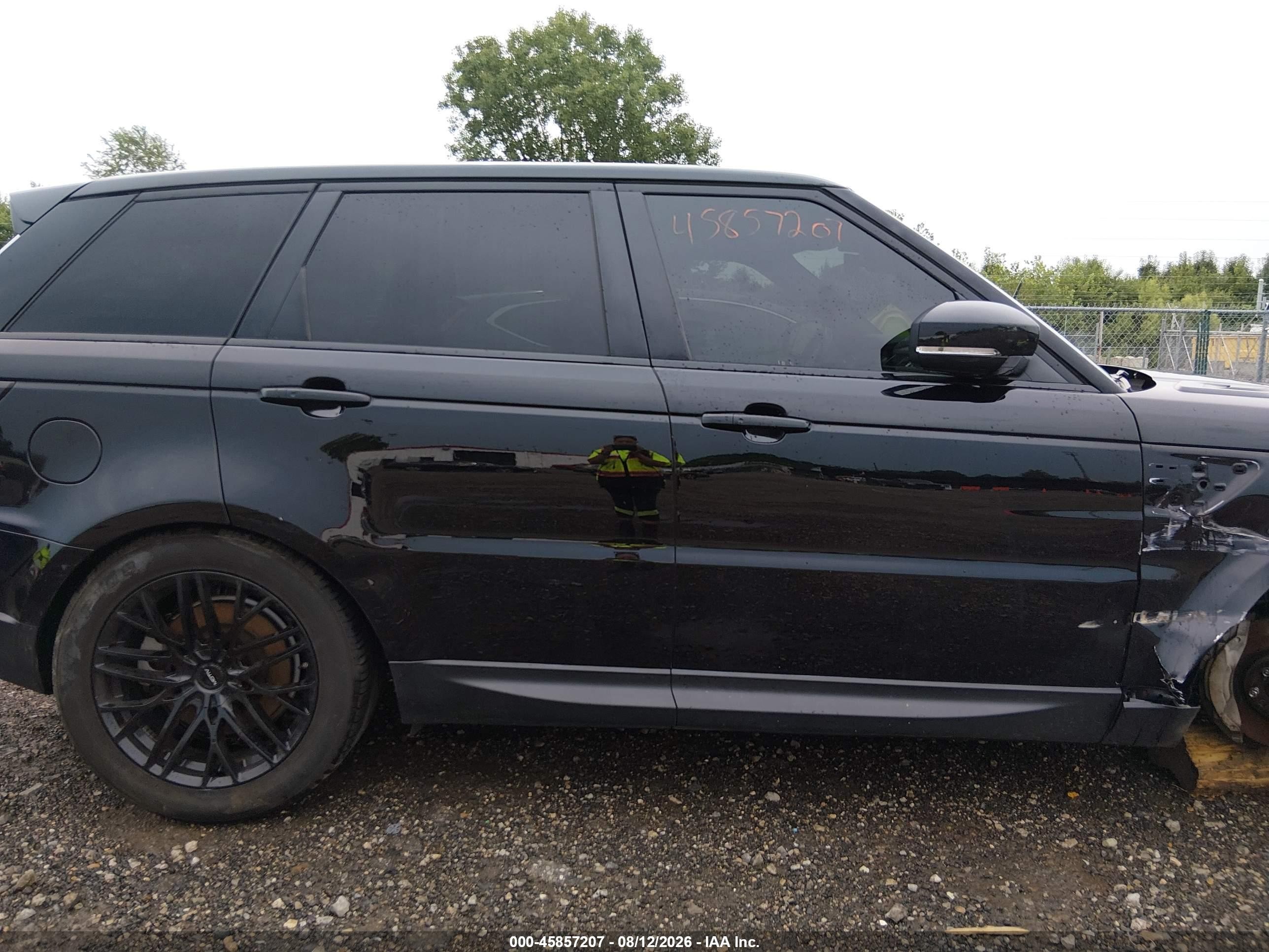 2019 Land Rover Range Rover Sport Se Mhev Black vin: SALWG2RU6KA869375