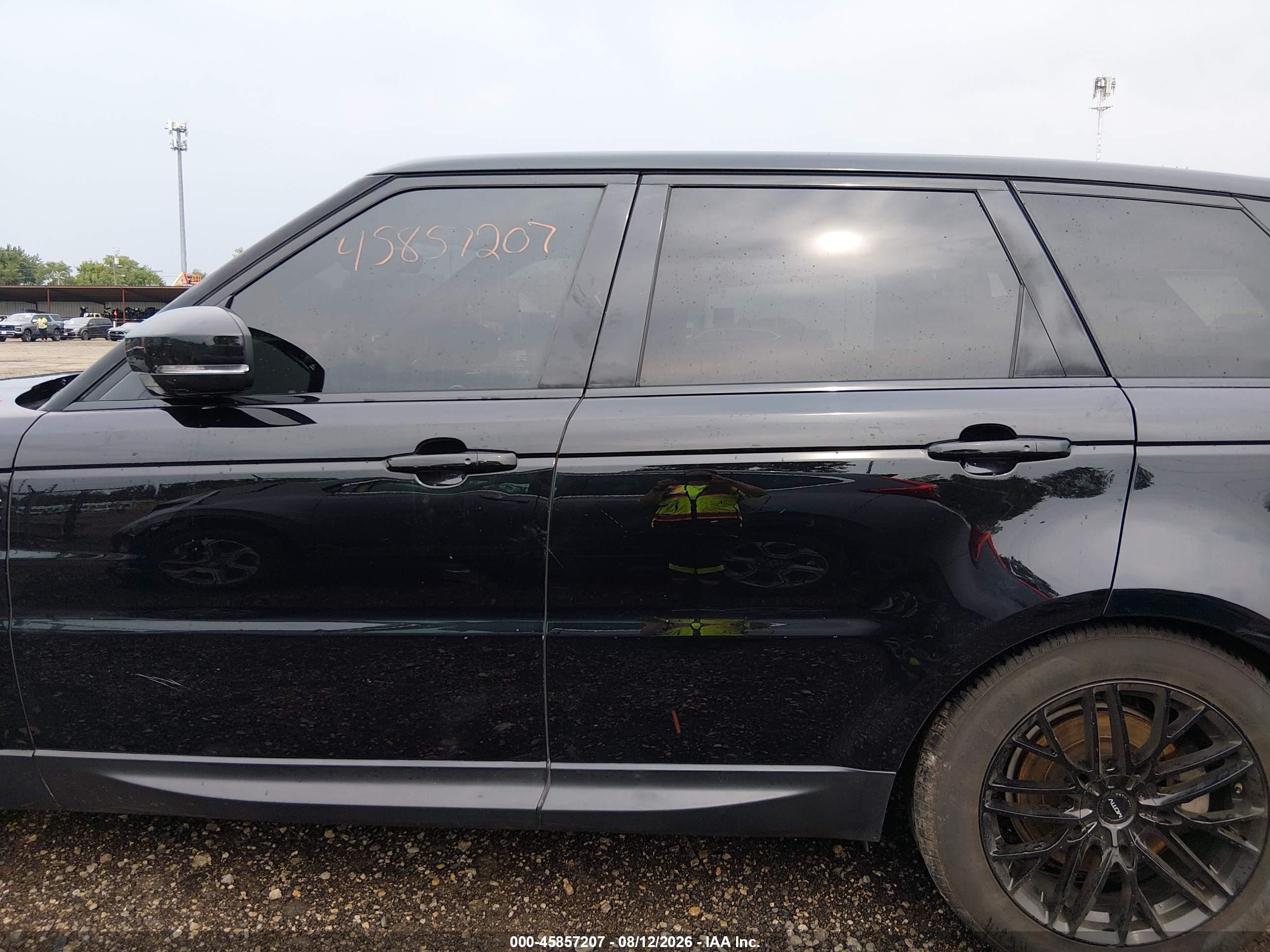 2019 Land Rover Range Rover Sport Se Mhev Black vin: SALWG2RU6KA869375