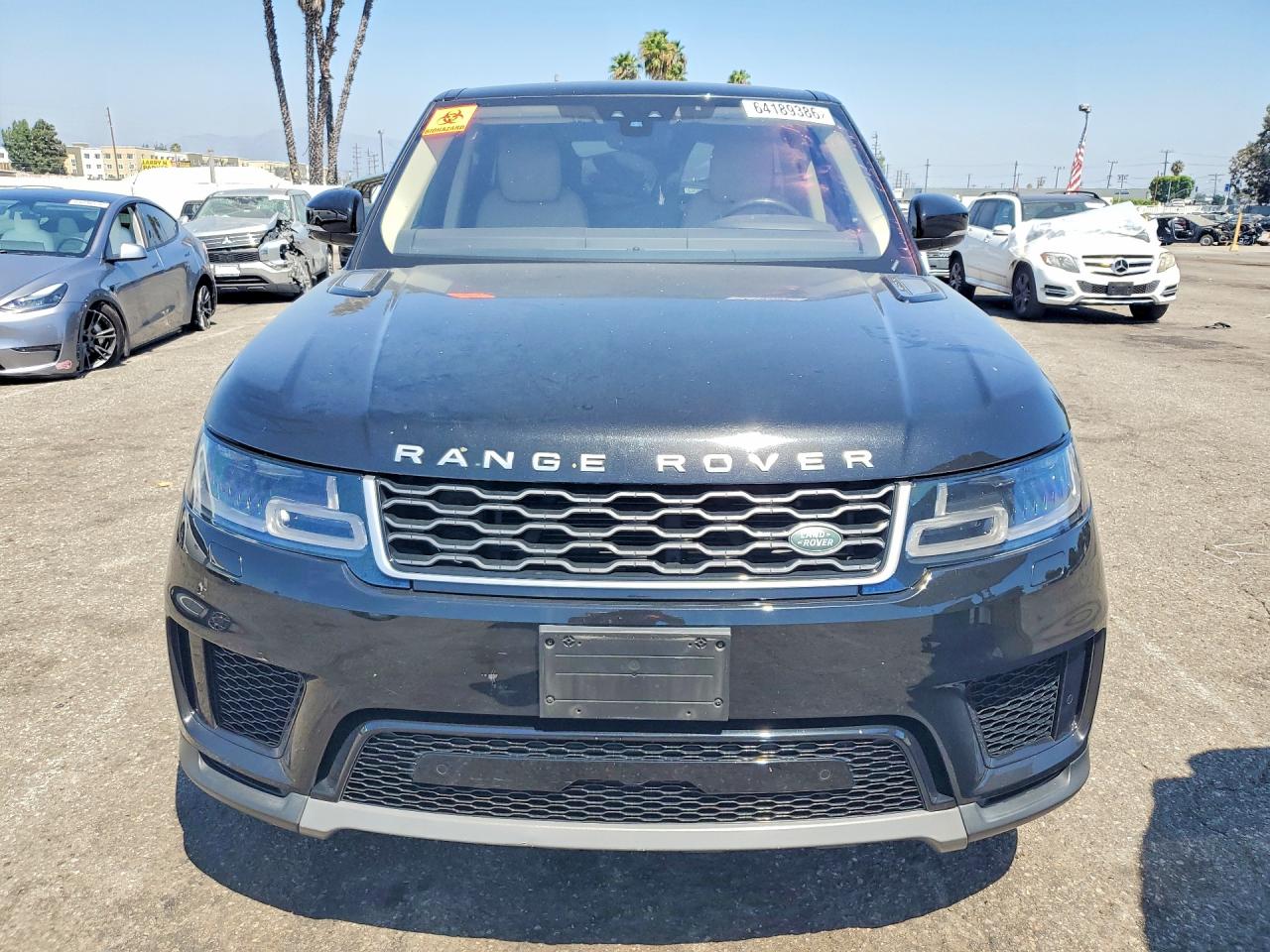 2019 Land Rover Range Rover Sport Se Black vin: SALWG2RV3KA415934