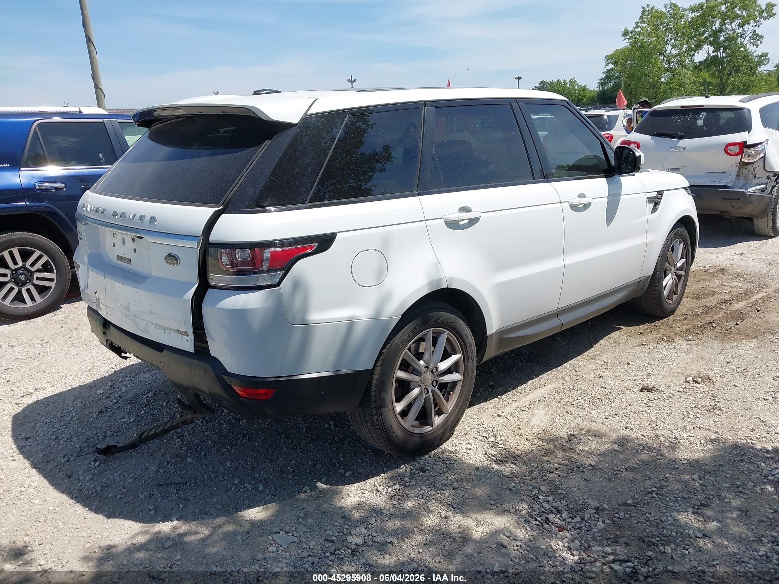 2014 Land Rover Range Rover Sport 3.0l V6 Supercharged Hse/3.0l V6 Supercharged Se Белый vin: SALWG2WF0EA393702