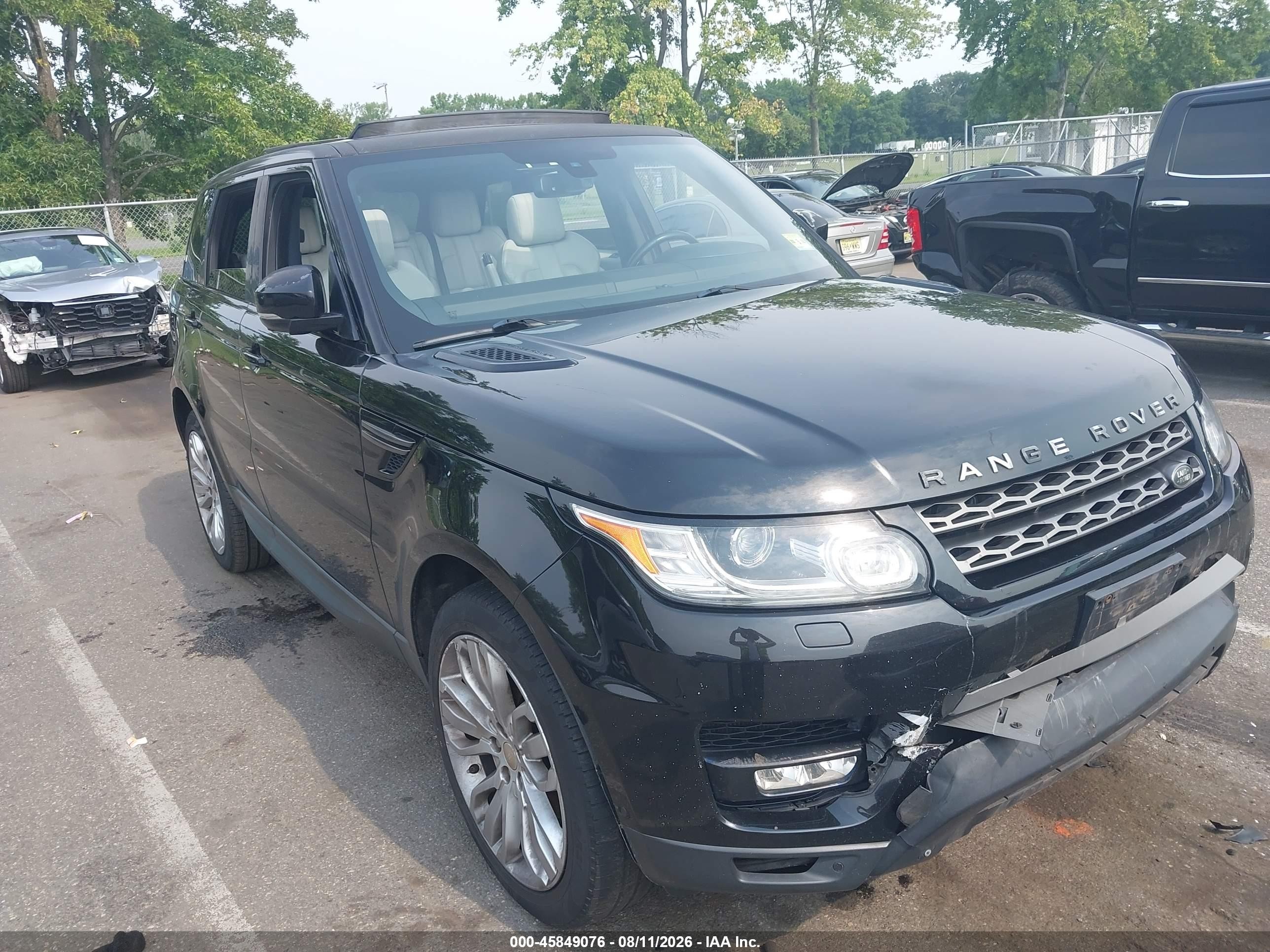 2014 Land Rover Range Rover Sport 3.0l V6 Supercharged Hse/3.0l V6 Supercharged Se Черный vin: SALWG2WF3EA500094