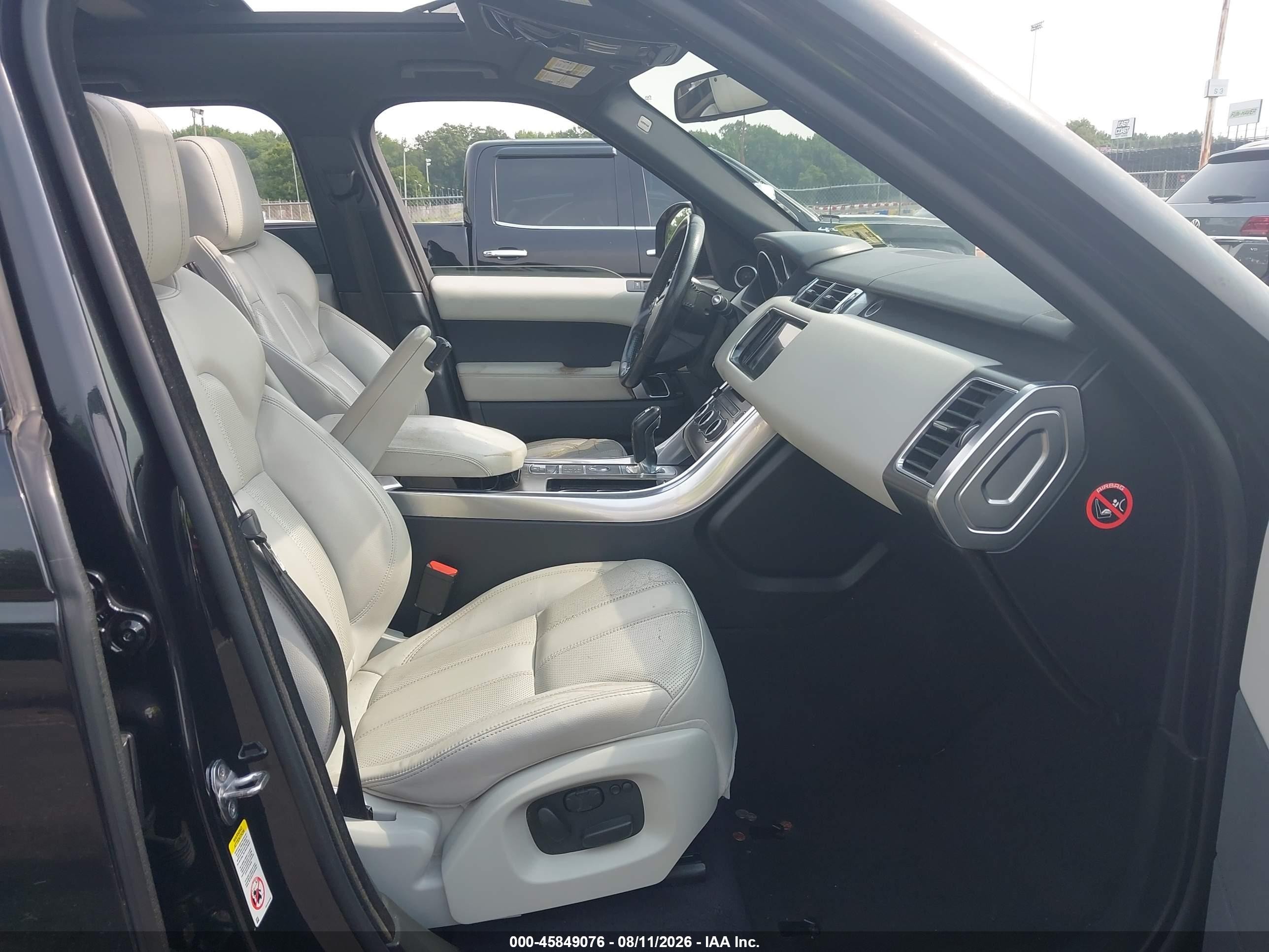 2014 Land Rover Range Rover Sport 3.0l V6 Supercharged Hse/3.0l V6 Supercharged Se Black vin: SALWG2WF3EA500094