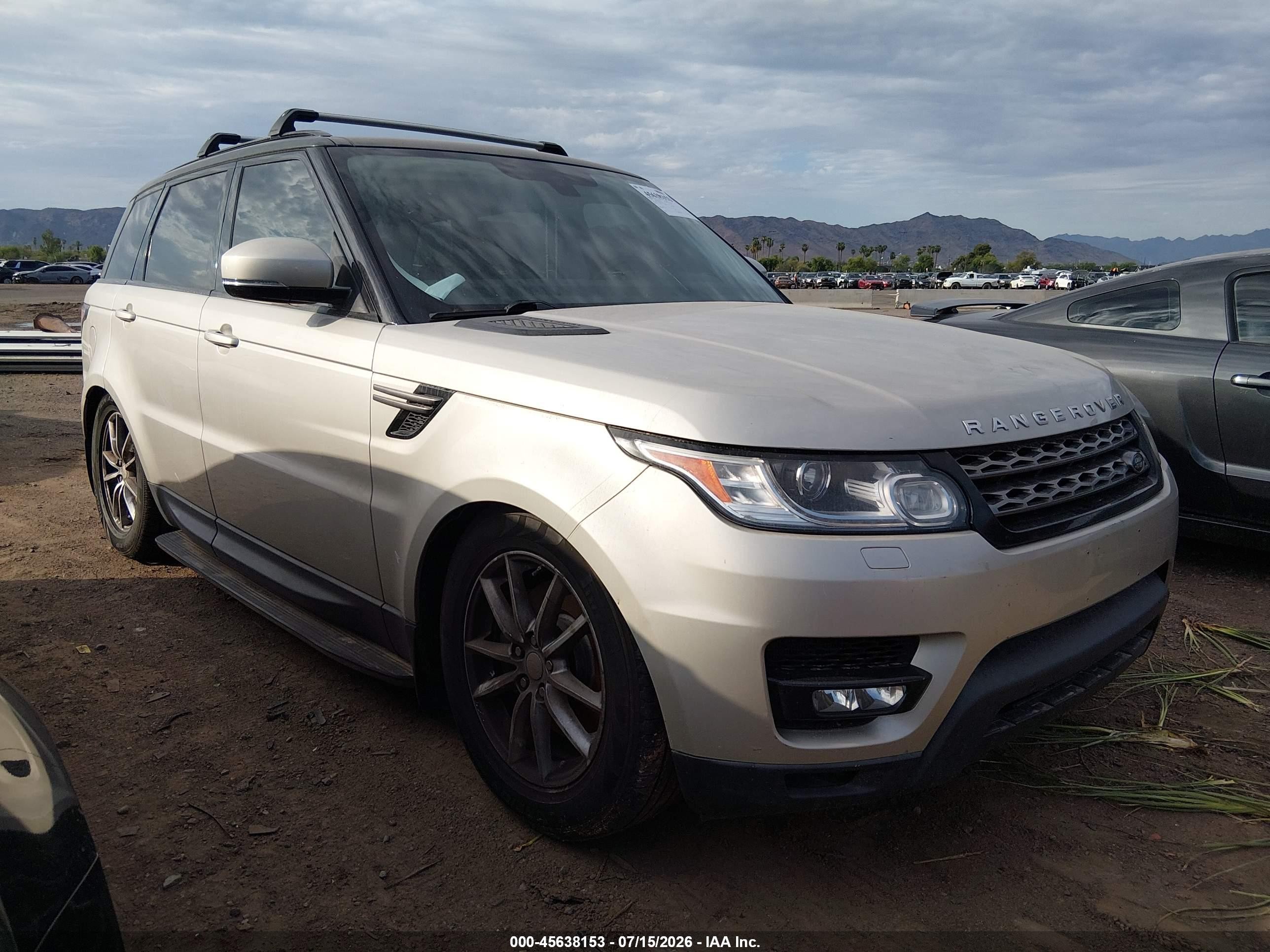 2014 Land Rover Range Rover Sport 3.0l V6 Supercharged Hse/3.0l V6 Supercharged Se Tan vin: SALWG2WF5EA321426