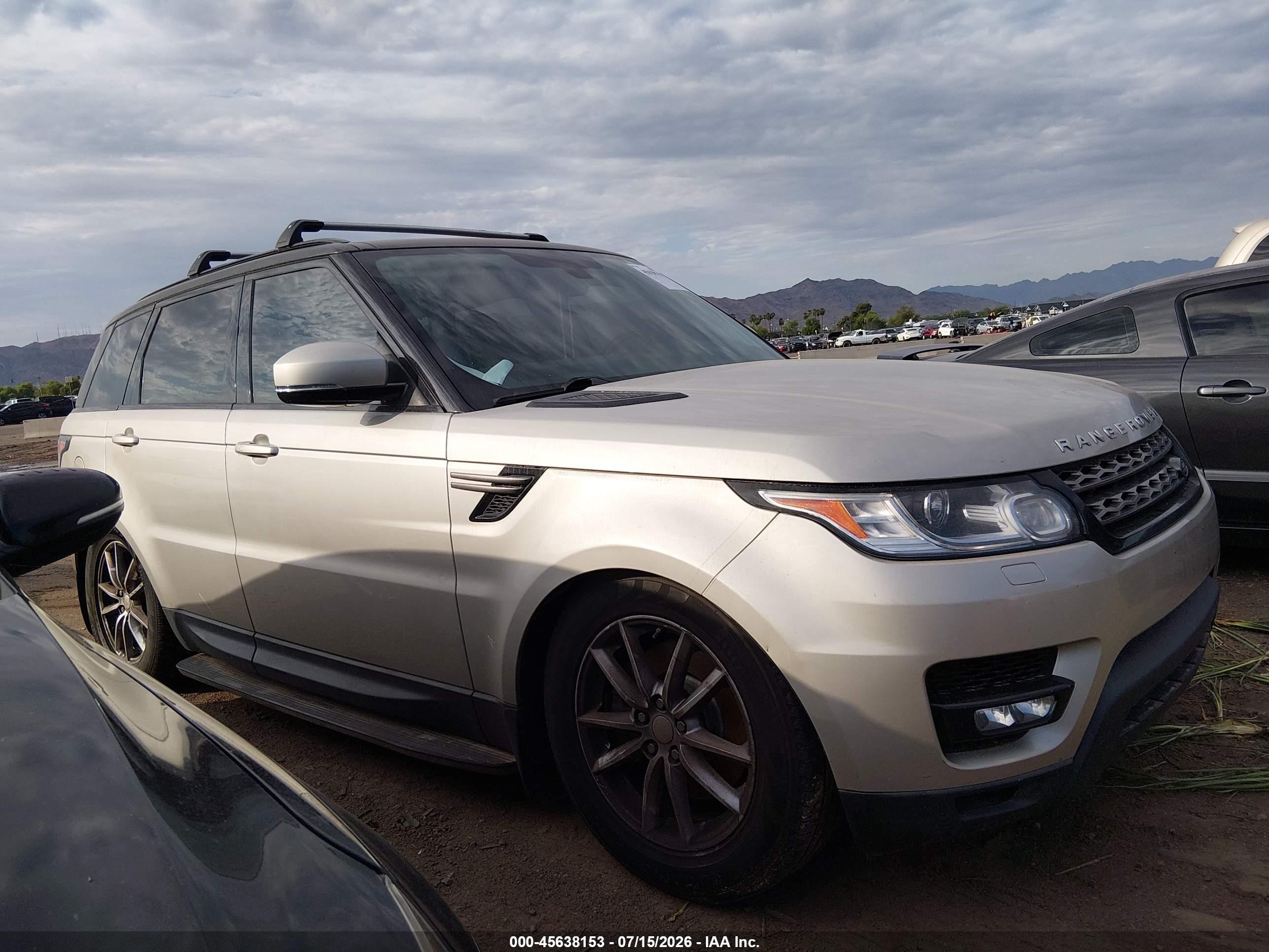 2014 Land Rover Range Rover Sport 3.0l V6 Supercharged Hse/3.0l V6 Supercharged Se Tan vin: SALWG2WF5EA321426