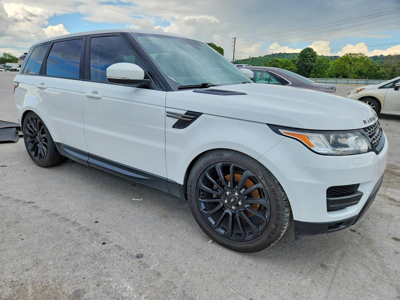 2014 Land Rover Range Rover Sport Se White vin: SALWG2WF8EA382916