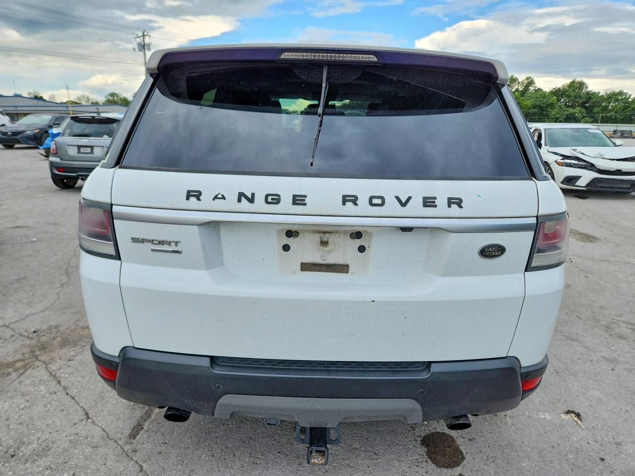 2014 Land Rover Range Rover Sport Se White vin: SALWG2WF8EA382916