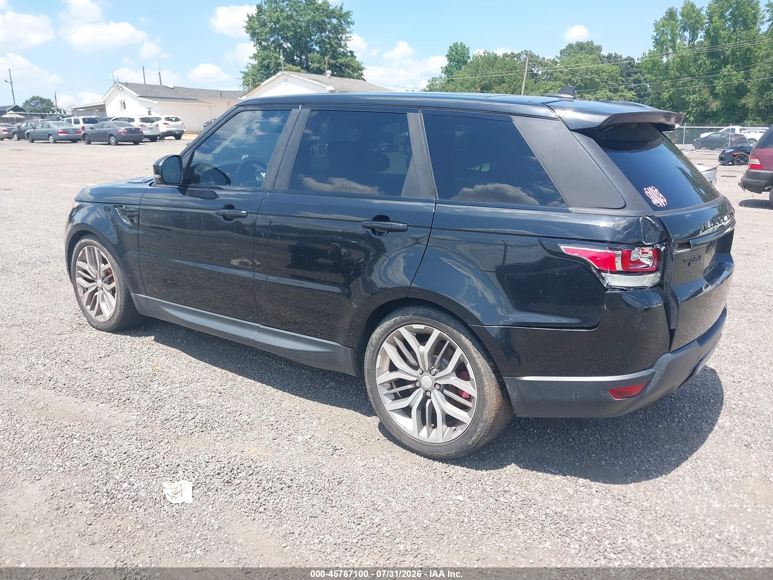 2016 Land Rover Range Rover Sport 5.0l V8 Supercharged/5.0l V8 Supercharged Dynamic Black vin: SALWR2EF0GA553205
