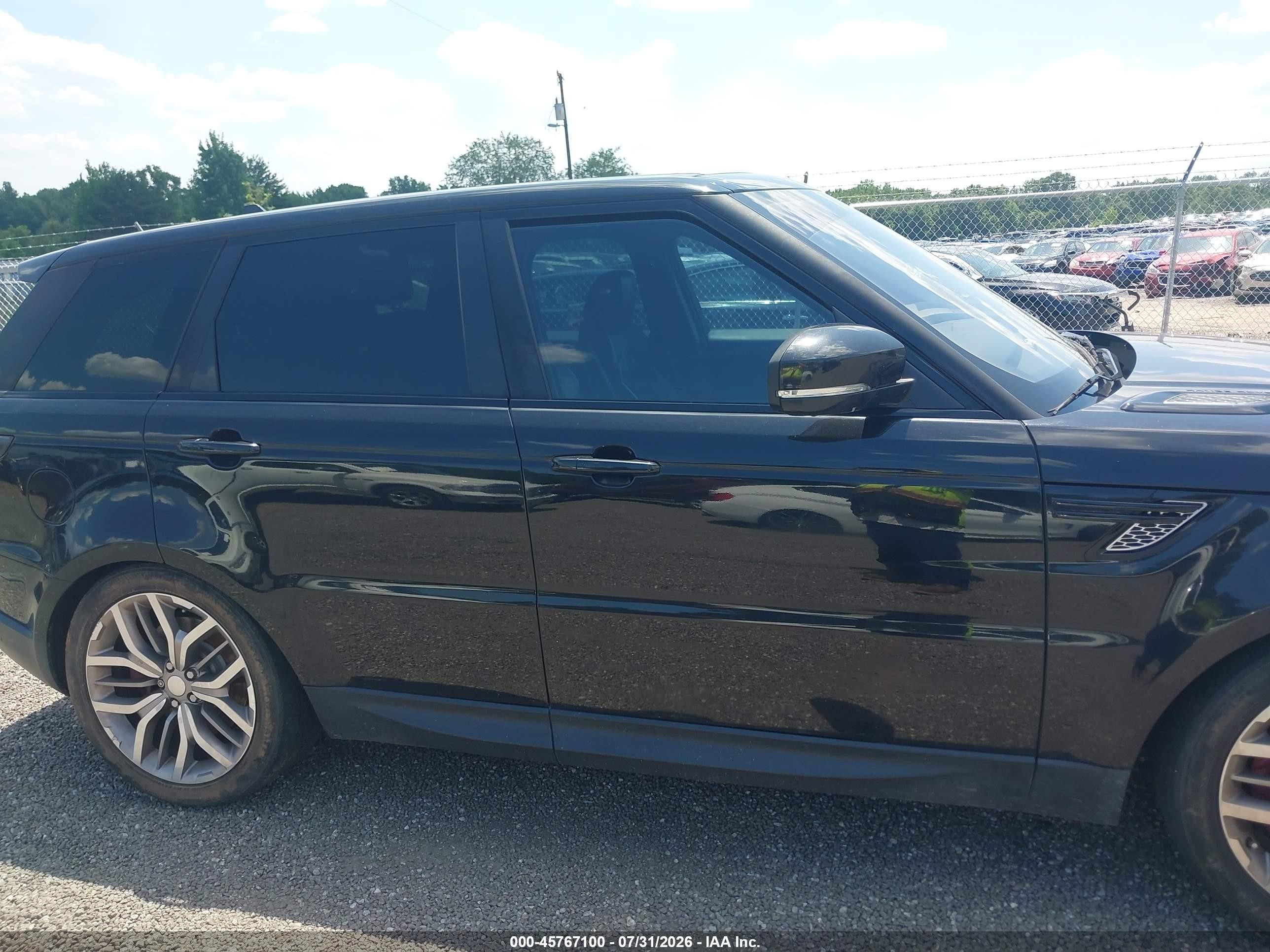 2016 Land Rover Range Rover Sport 5.0l V8 Supercharged/5.0l V8 Supercharged Dynamic Black vin: SALWR2EF0GA553205