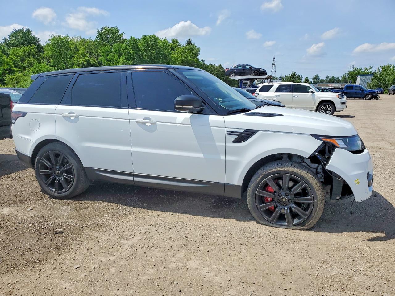 2016 Land Rover Range Rover Sport Sc White vin: SALWR2EF2GA103135