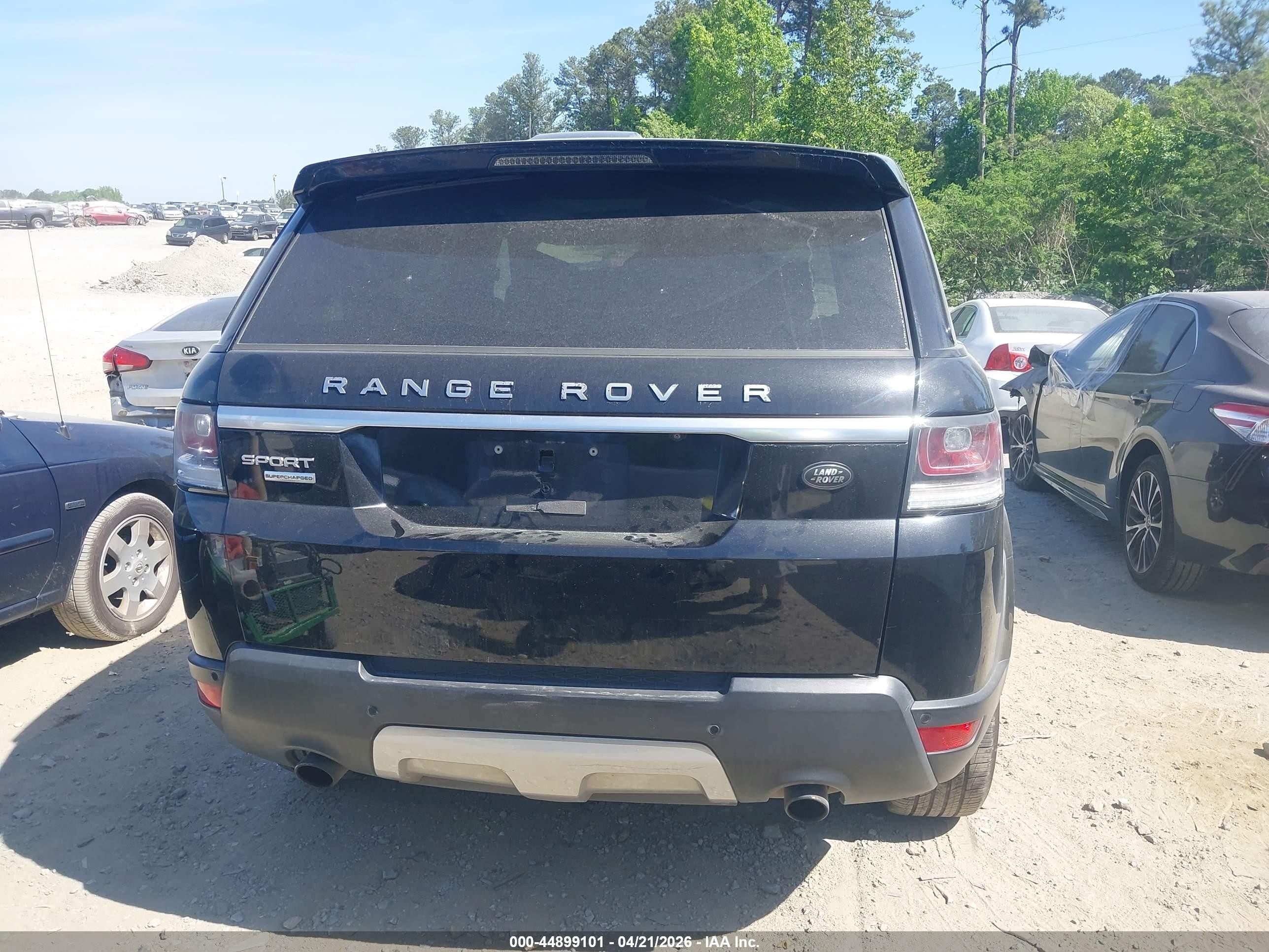 2014 Land Rover Range Rover Sport 5.0l V8 Supercharged Черный vin: SALWR2EF3EA304961