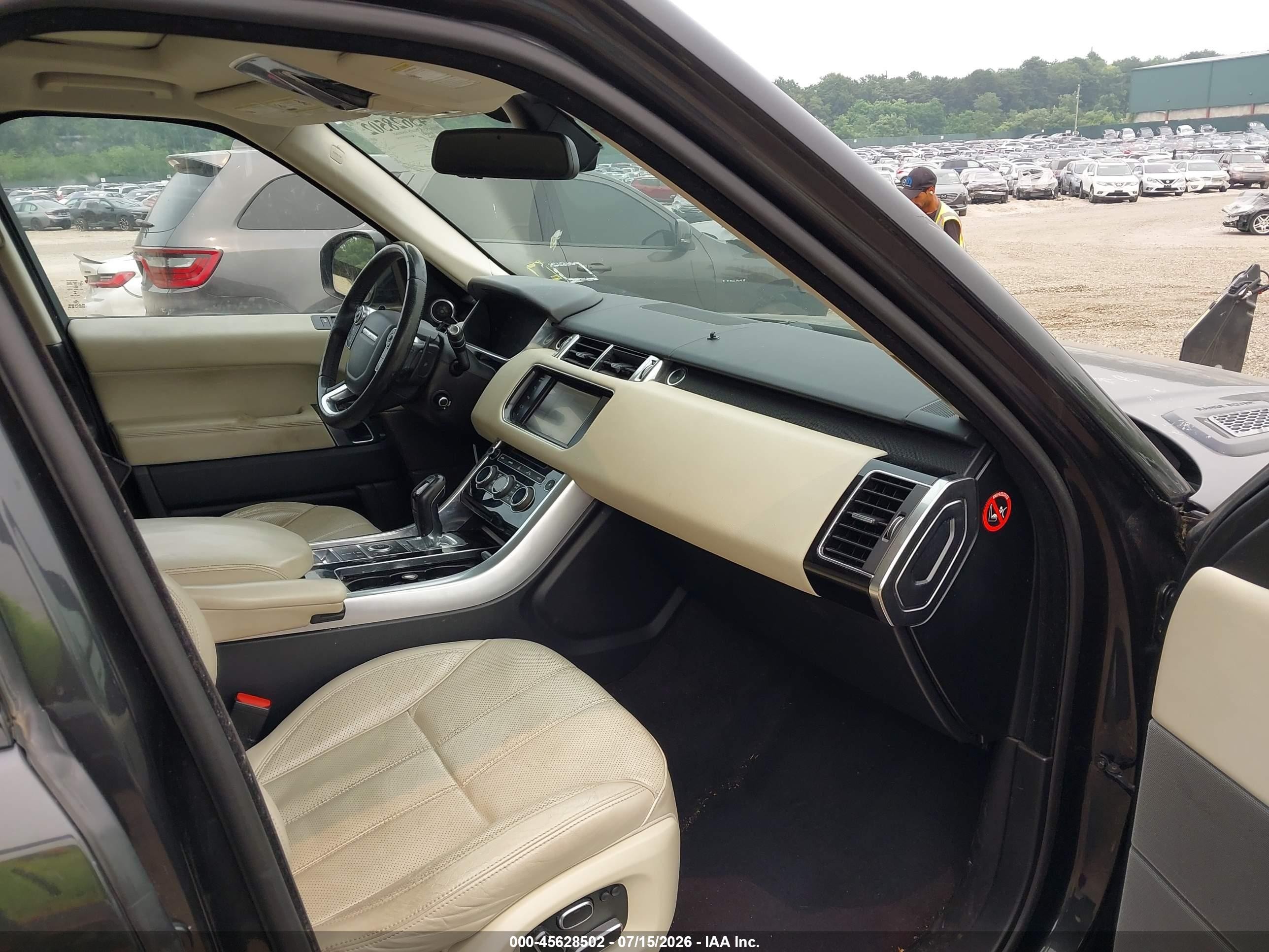 2014 Land Rover Range Rover Sport 5.0l V8 Supercharged Black vin: SALWR2EF4EA311885
