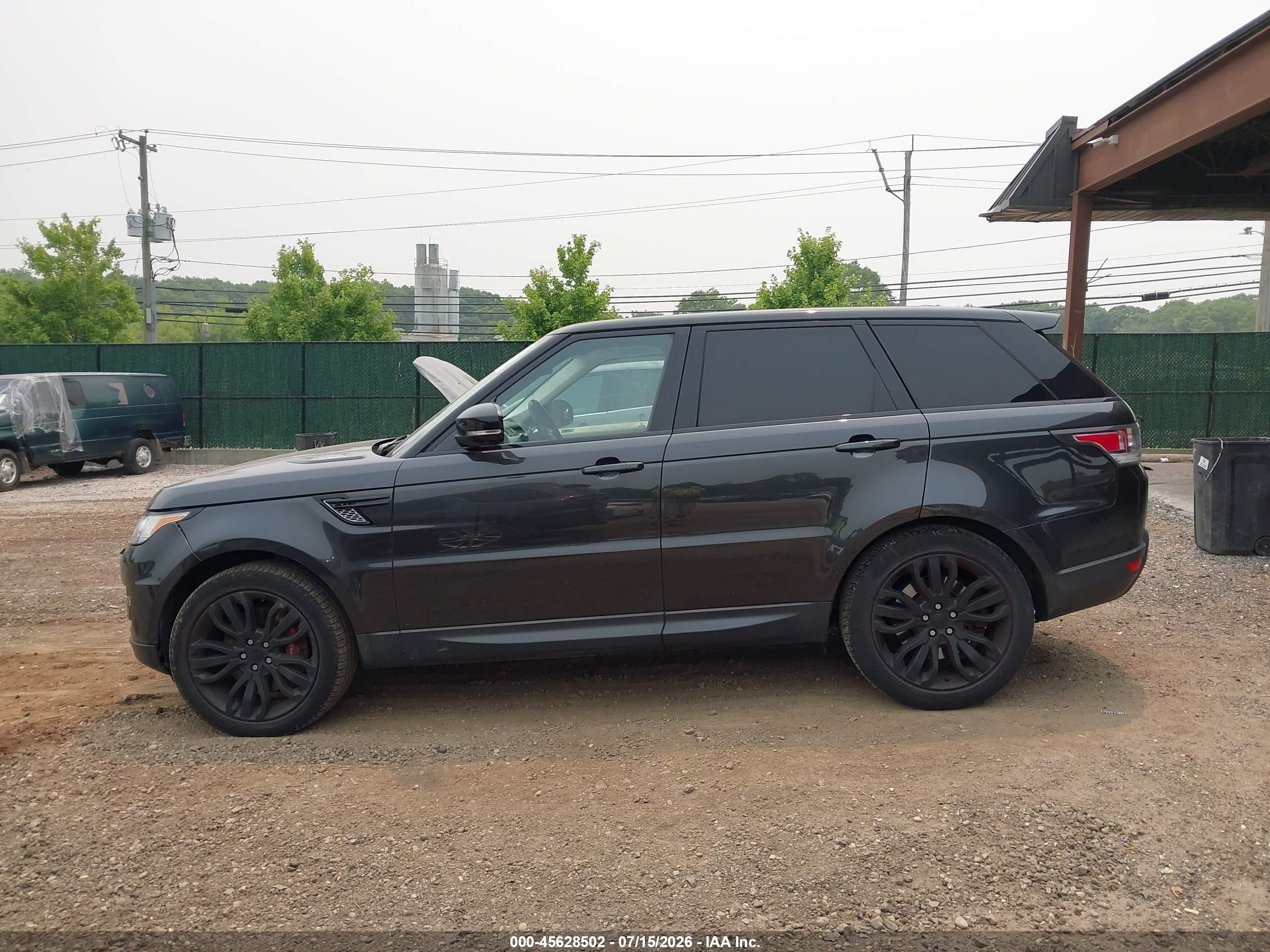 2014 Land Rover Range Rover Sport 5.0l V8 Supercharged Black vin: SALWR2EF4EA311885