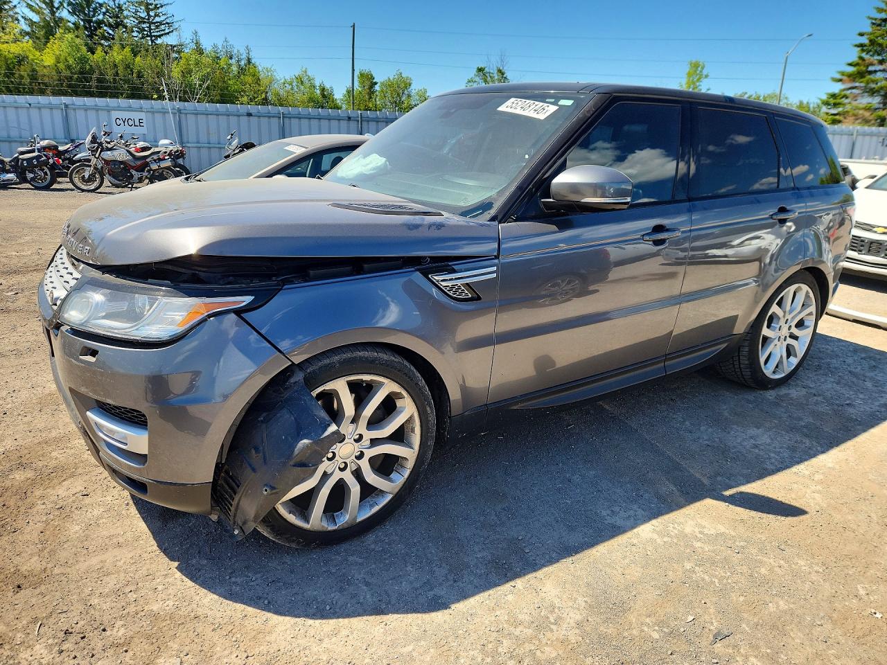 2014 Land Rover Range Rover Sport Sc Gray vin: SALWR2EF5EA317517