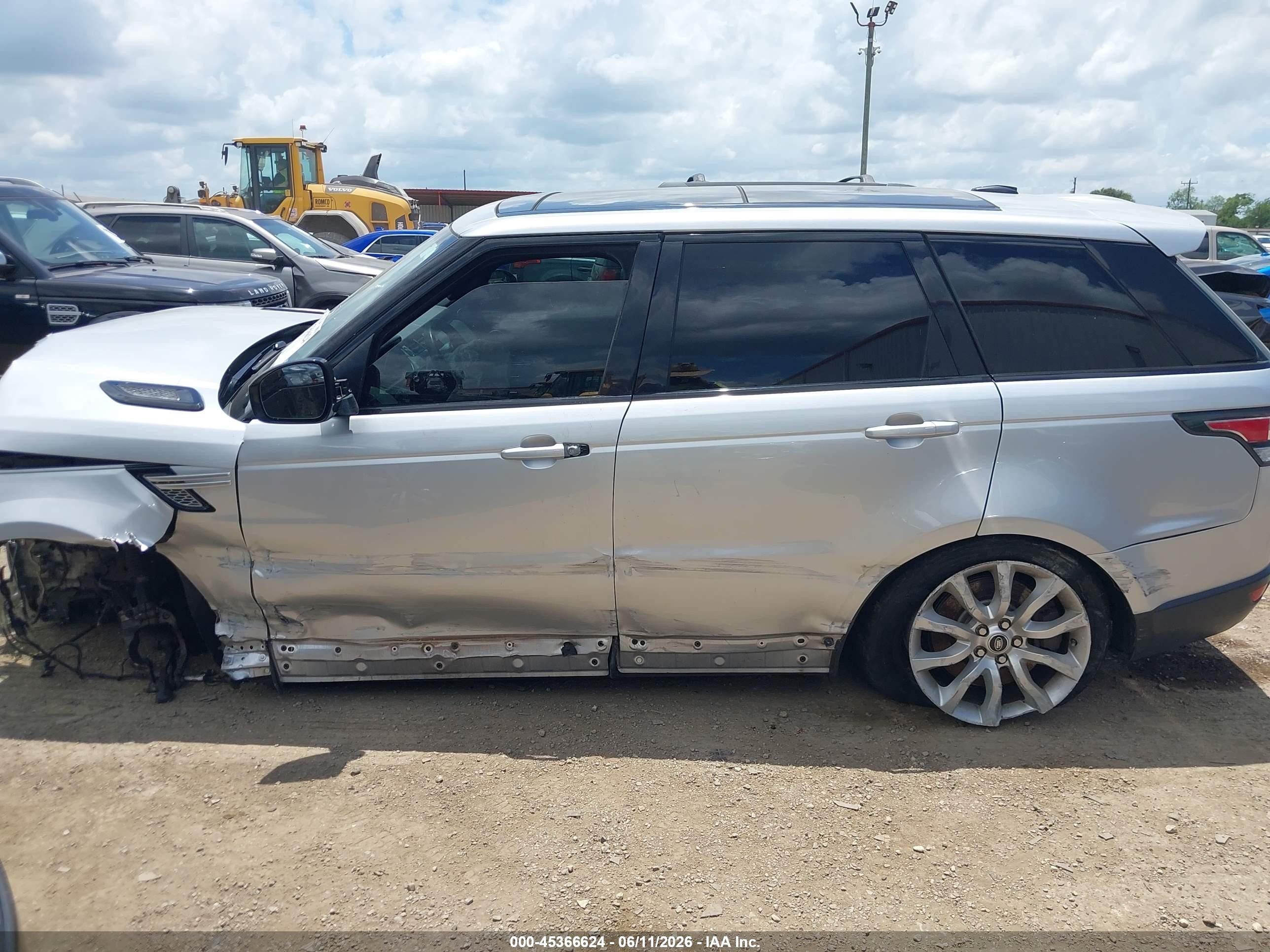 2014 Land Rover Range Rover Sport 5.0l V8 Supercharged Silver vin: SALWR2EF7EA304073