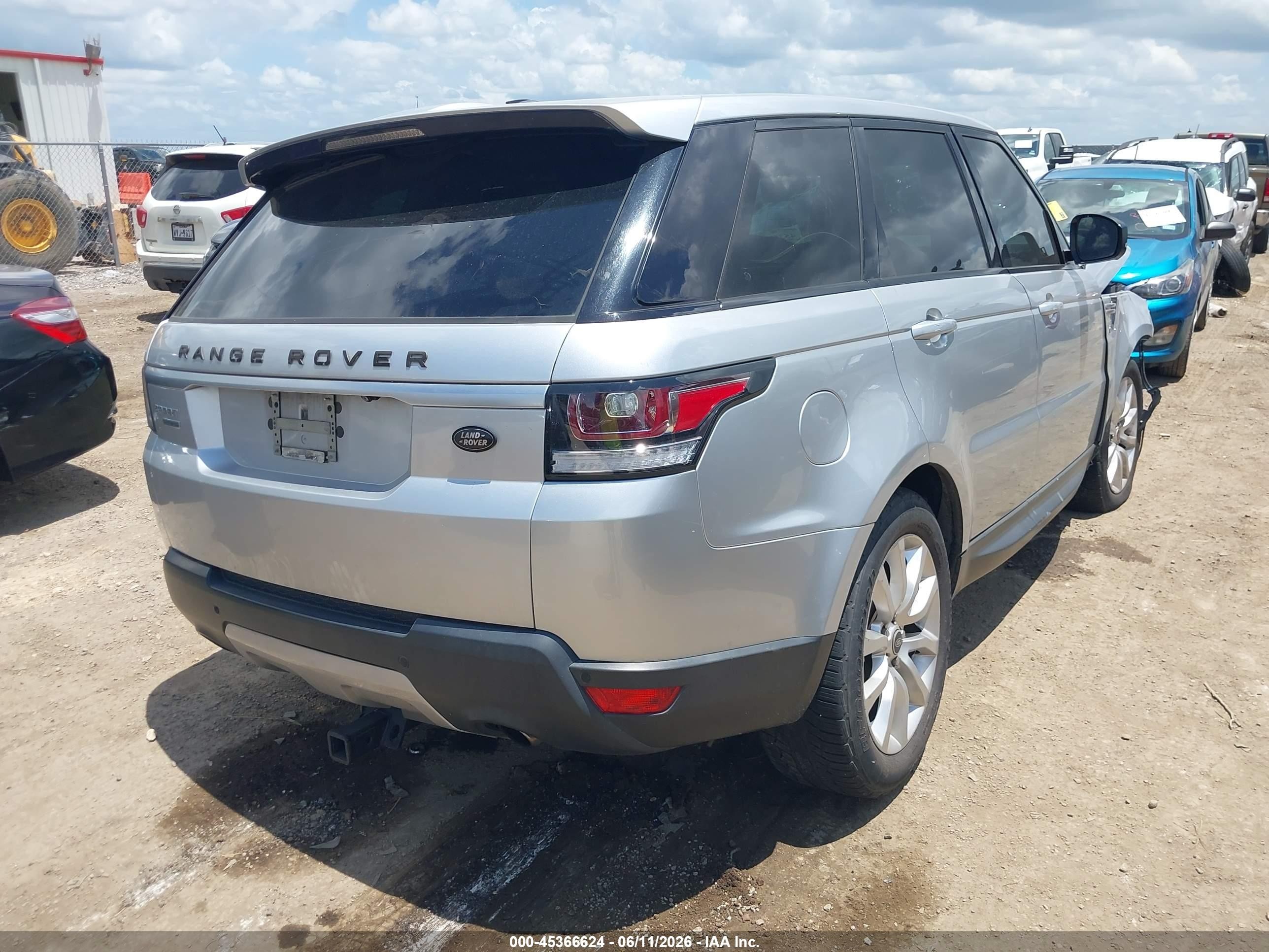 2014 Land Rover Range Rover Sport 5.0l V8 Supercharged Silver vin: SALWR2EF7EA304073