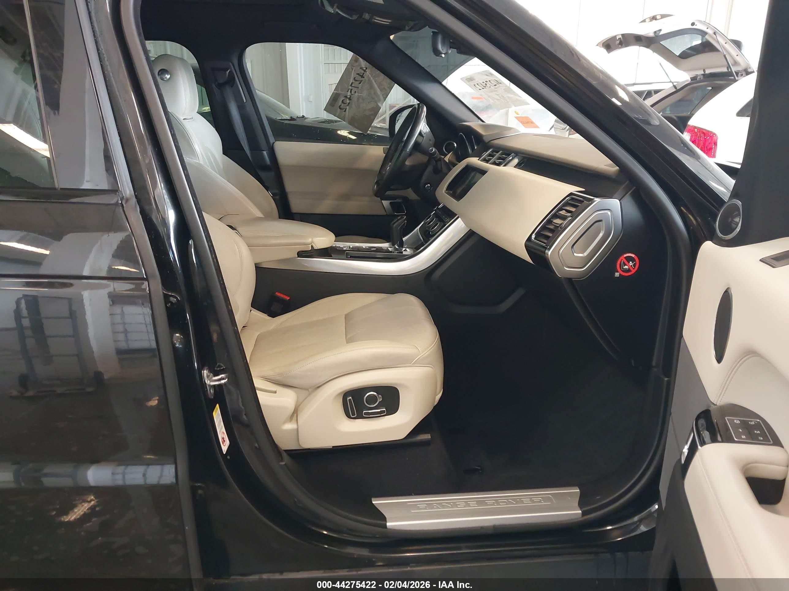 2017 Land Rover Range Rover Sport 3.0l V6 Supercharged Hse Black vin: SALWR2FV1HA174396