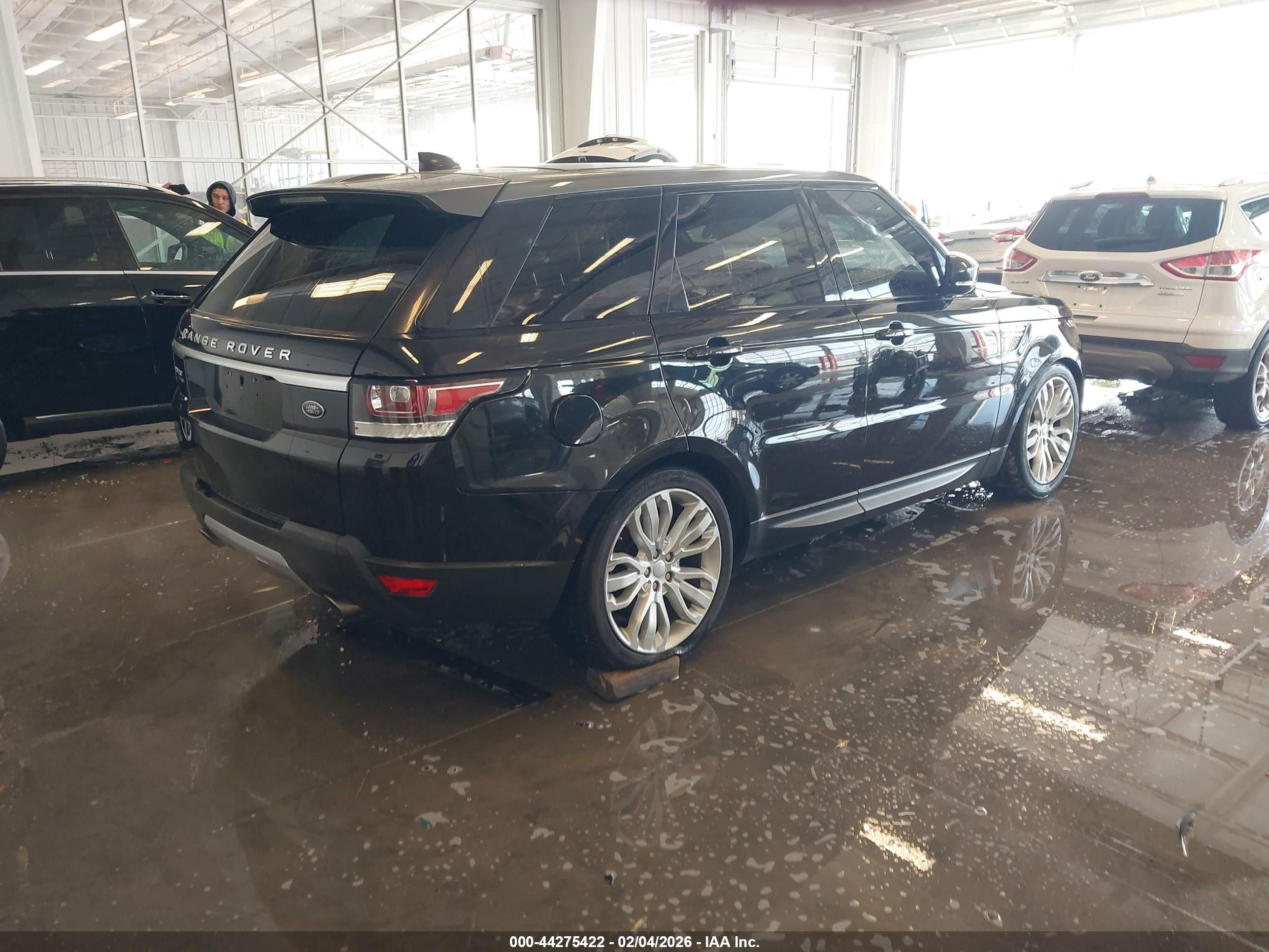 2017 Land Rover Range Rover Sport 3.0l V6 Supercharged Hse Black vin: SALWR2FV1HA174396