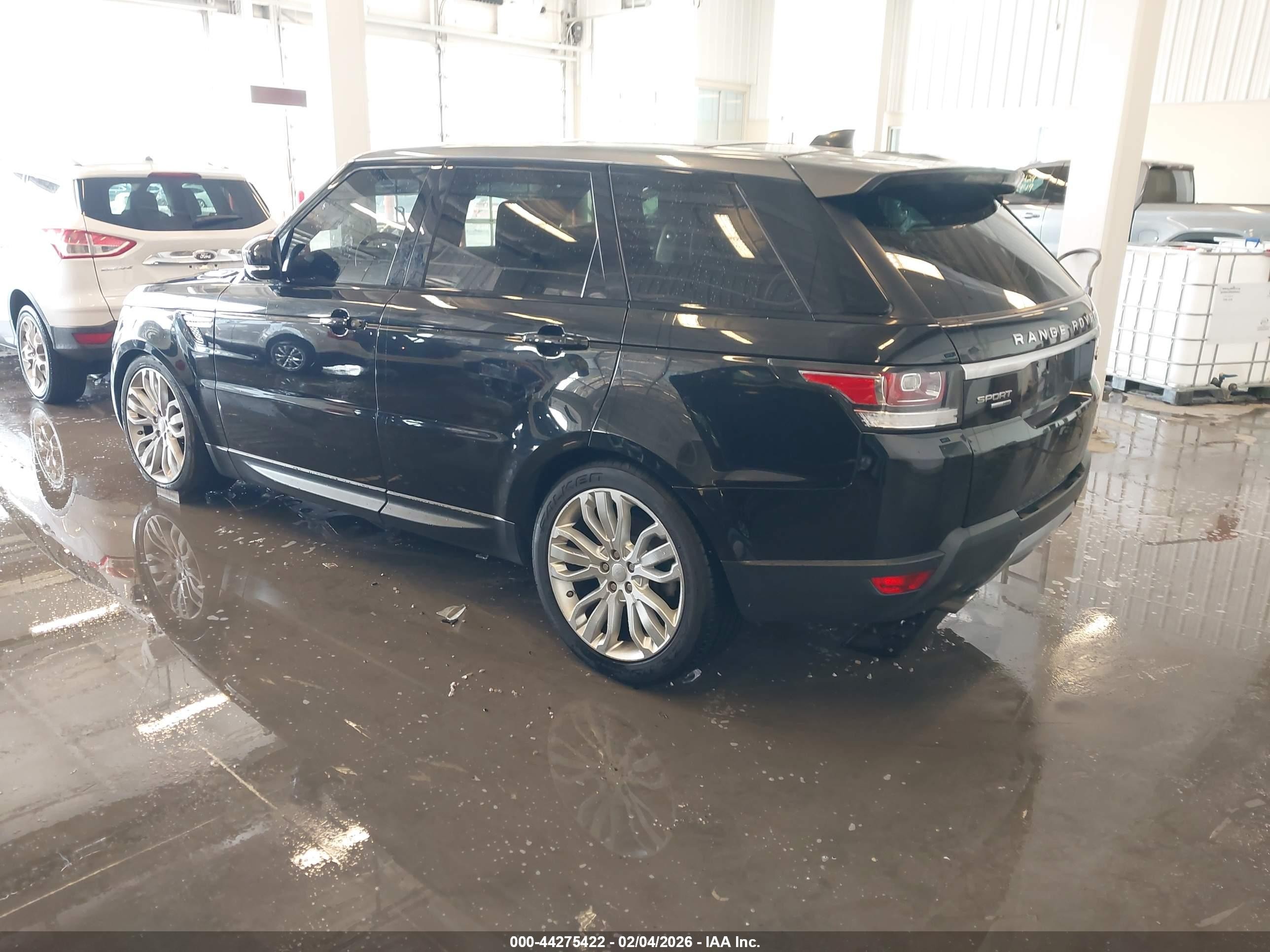 2017 Land Rover Range Rover Sport 3.0l V6 Supercharged Hse Black vin: SALWR2FV1HA174396