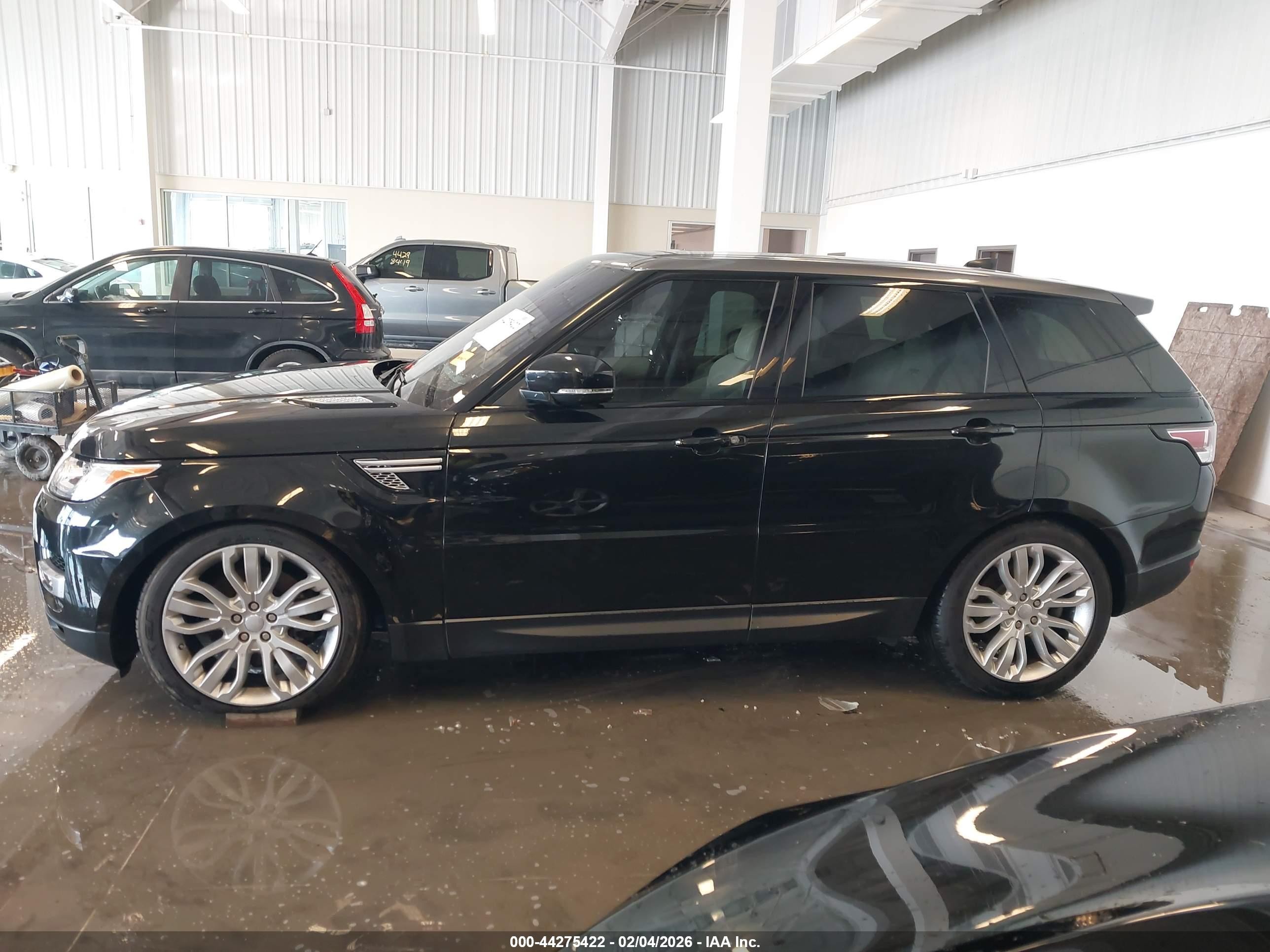 2017 Land Rover Range Rover Sport 3.0l V6 Supercharged Hse Black vin: SALWR2FV1HA174396