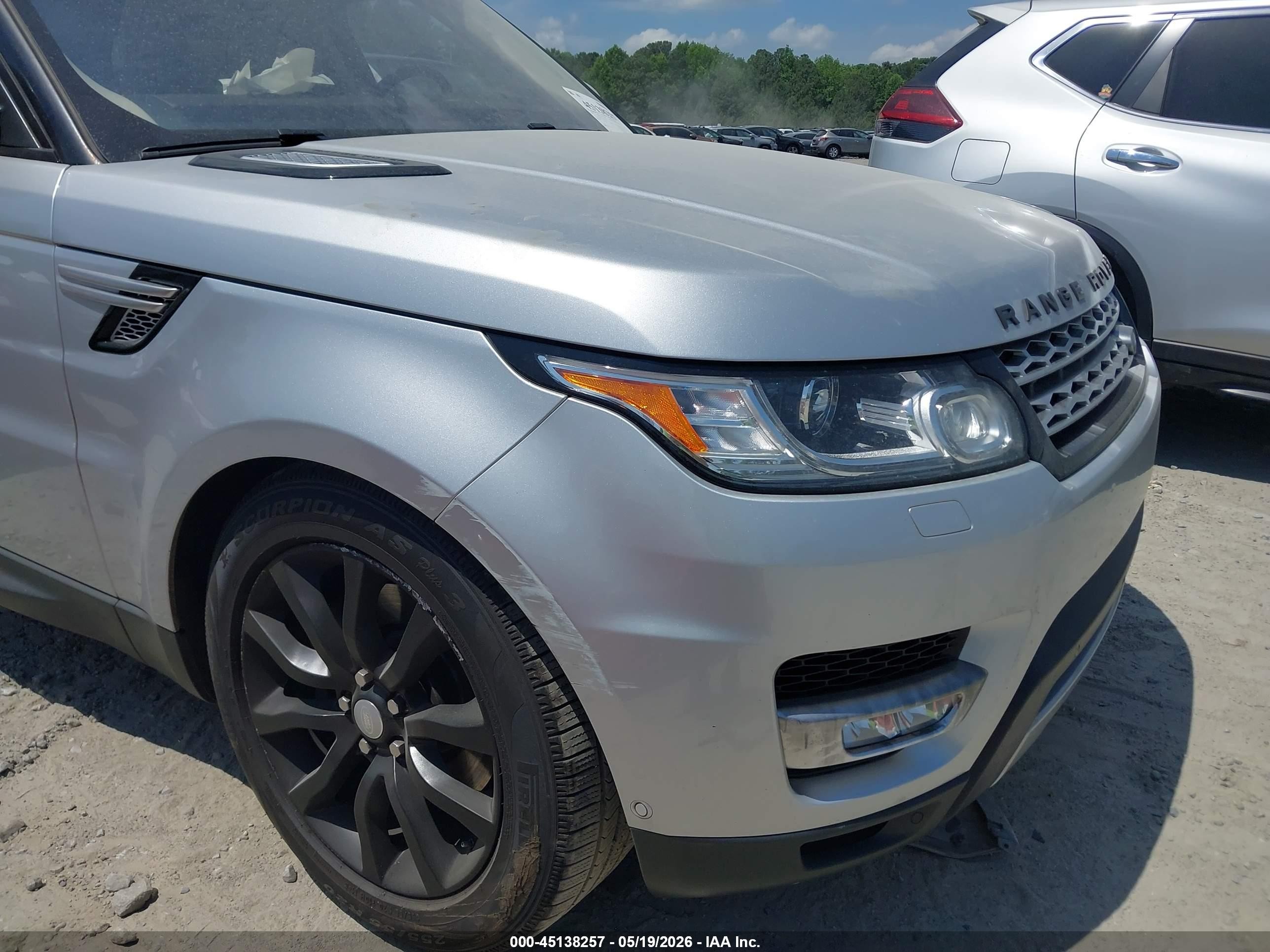 2017 Land Rover Range Rover Sport 3.0l V6 Supercharged Hse White vin: SALWR2FV1HA692539