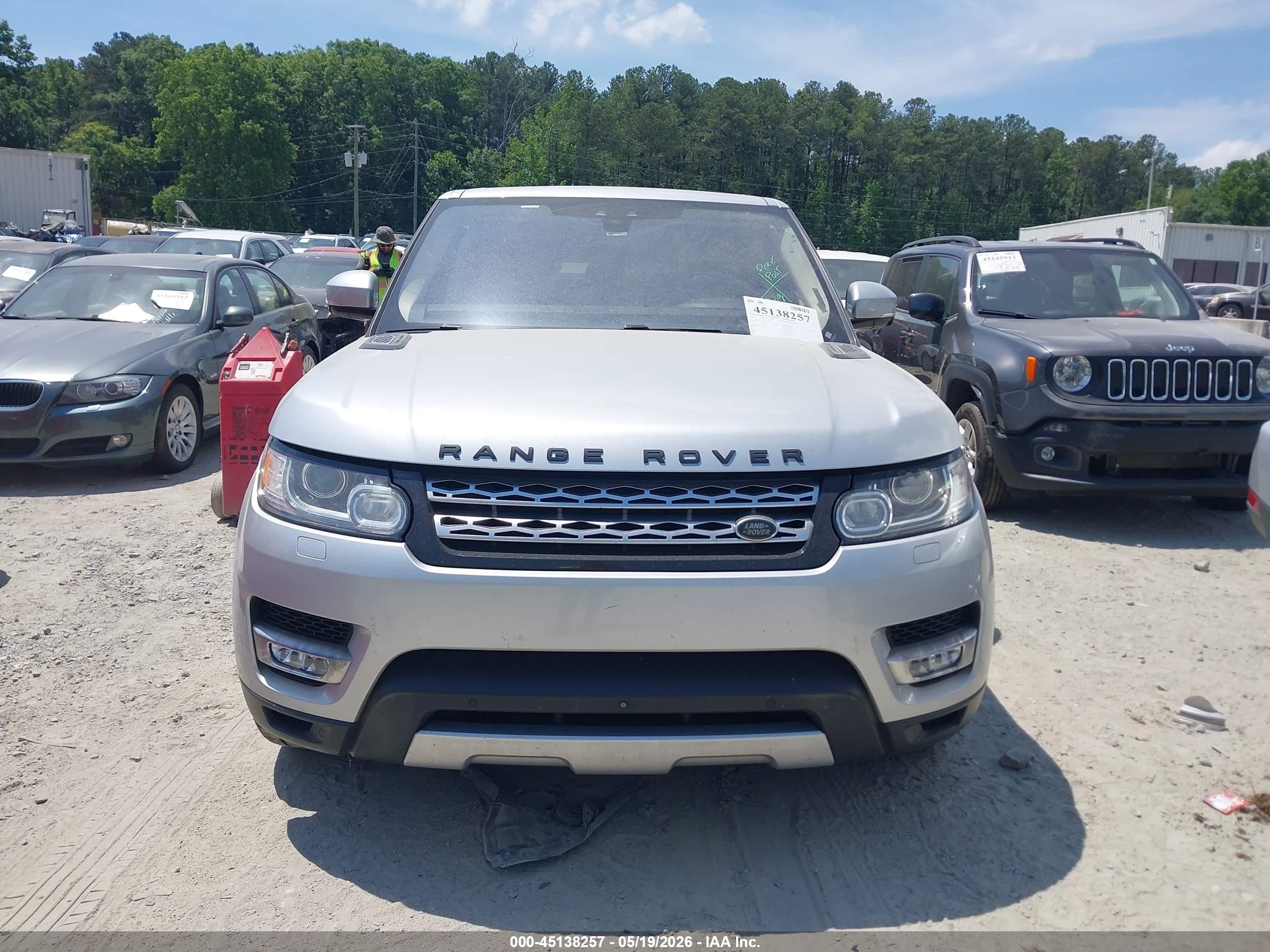 2017 Land Rover Range Rover Sport 3.0l V6 Supercharged Hse White vin: SALWR2FV1HA692539
