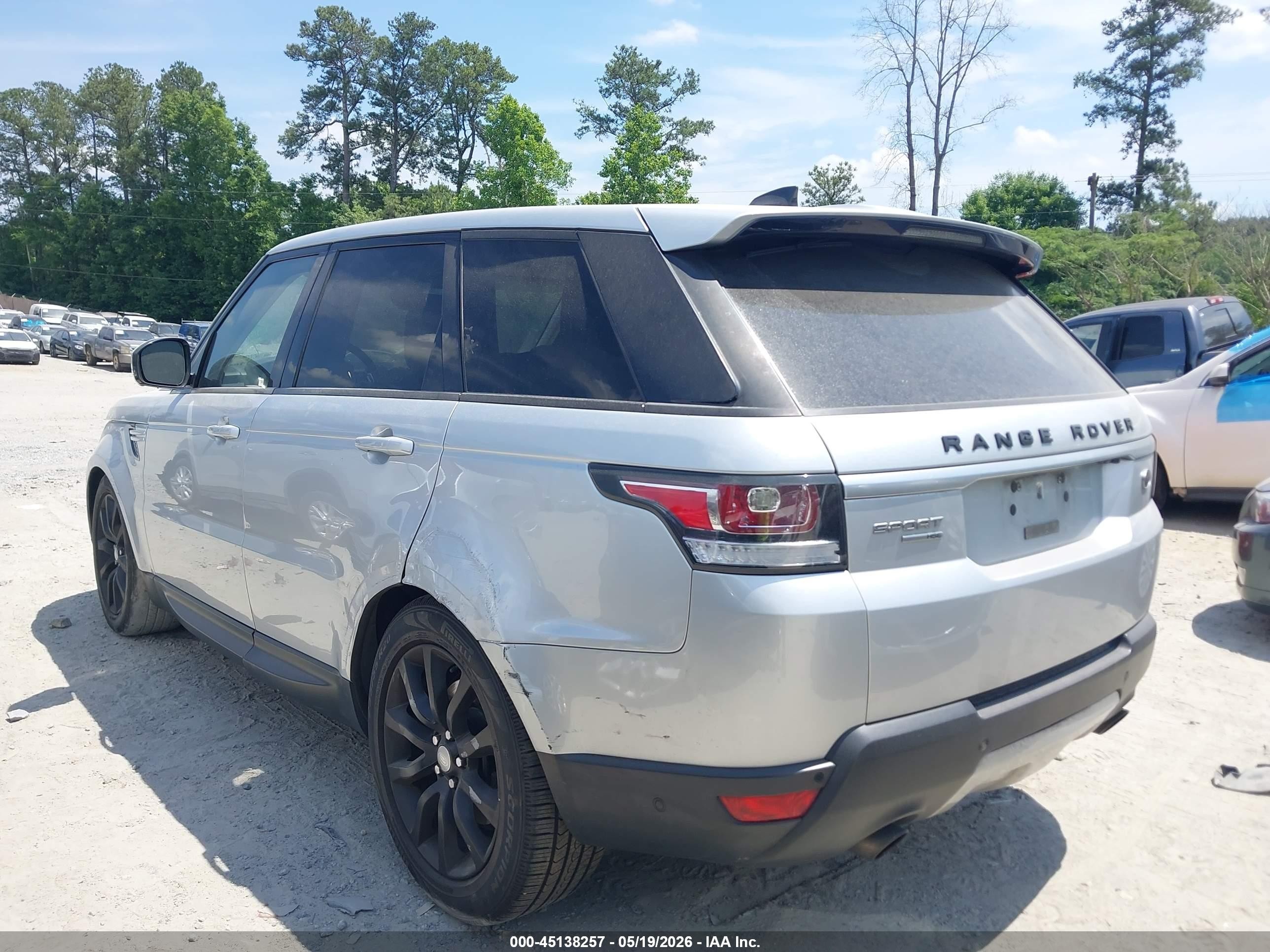 2017 Land Rover Range Rover Sport 3.0l V6 Supercharged Hse White vin: SALWR2FV1HA692539