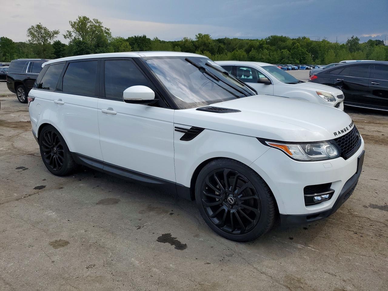 2016 Land Rover Range Rover Sport Hse White vin: SALWR2PF1GA113877