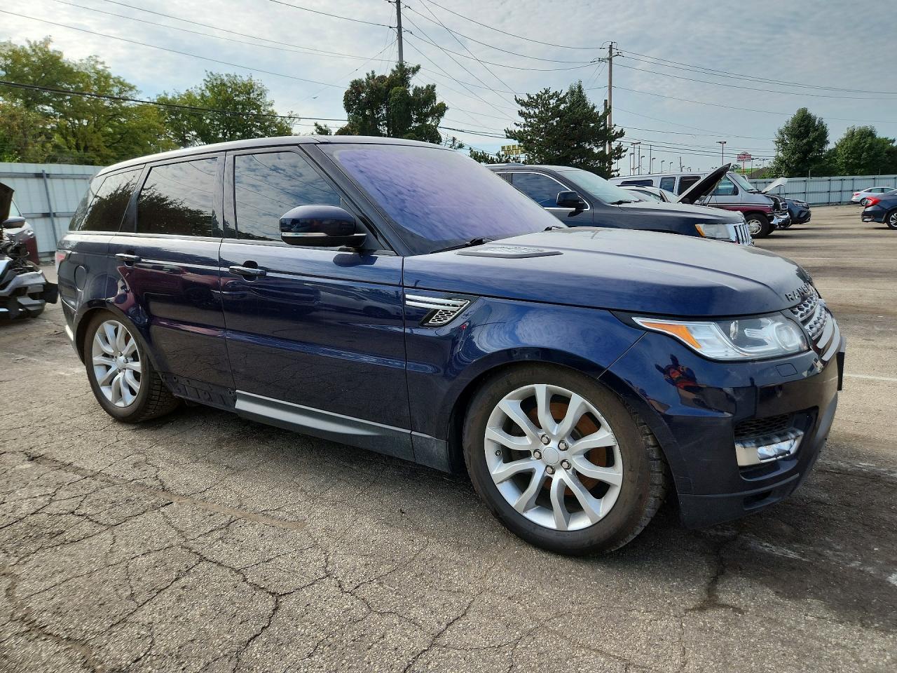 2016 Land Rover Range Rover Sport Hse Blue vin: SALWR2PF5GA657542