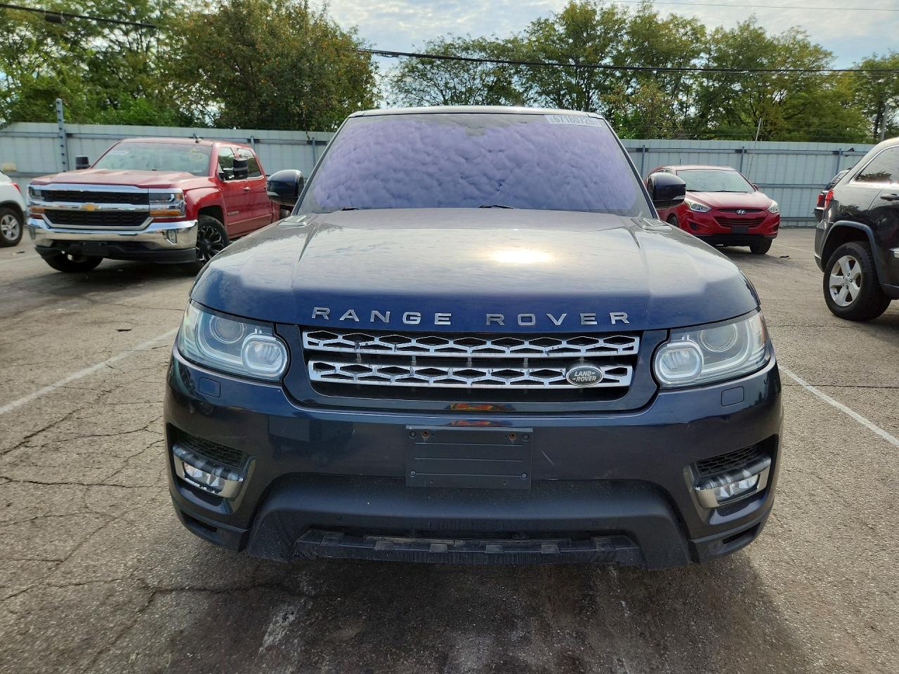 2016 Land Rover Range Rover Sport Hse Blue vin: SALWR2PF5GA657542