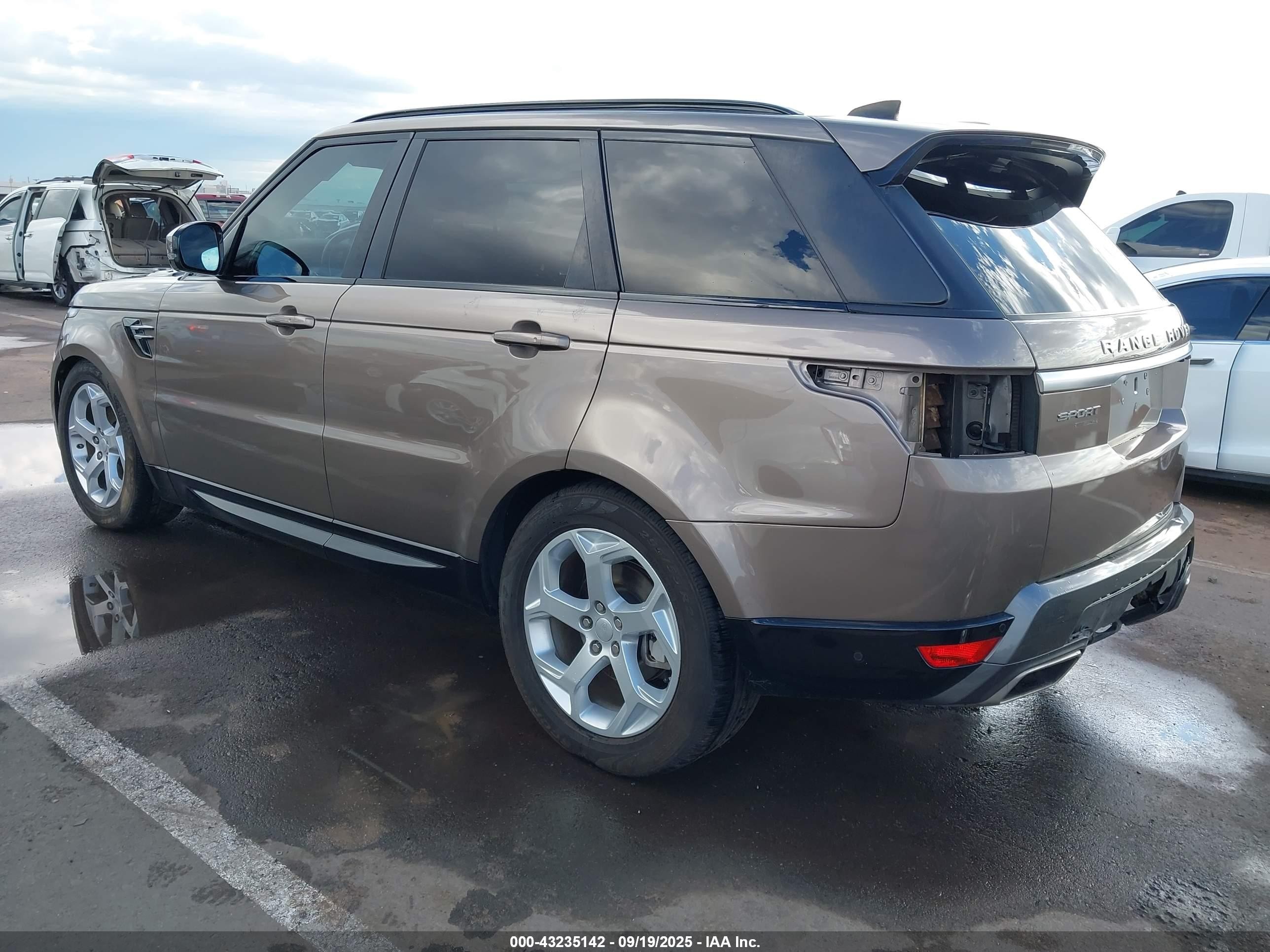 2018 Land Rover Range Rover Sport Hse Td6 Brown vin: SALWR2RK5JA409471