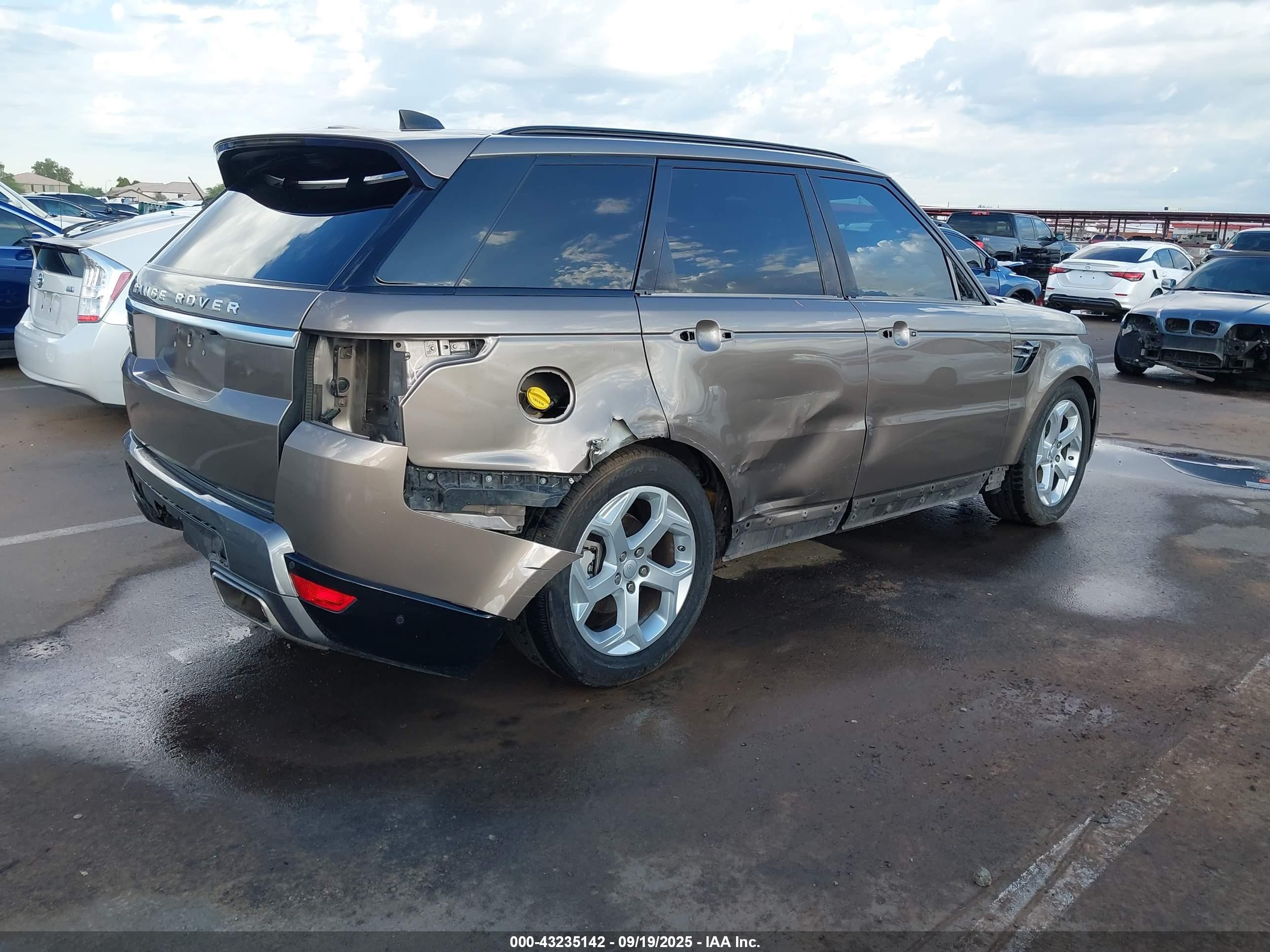 2018 Land Rover Range Rover Sport Hse Td6 Brown vin: SALWR2RK5JA409471