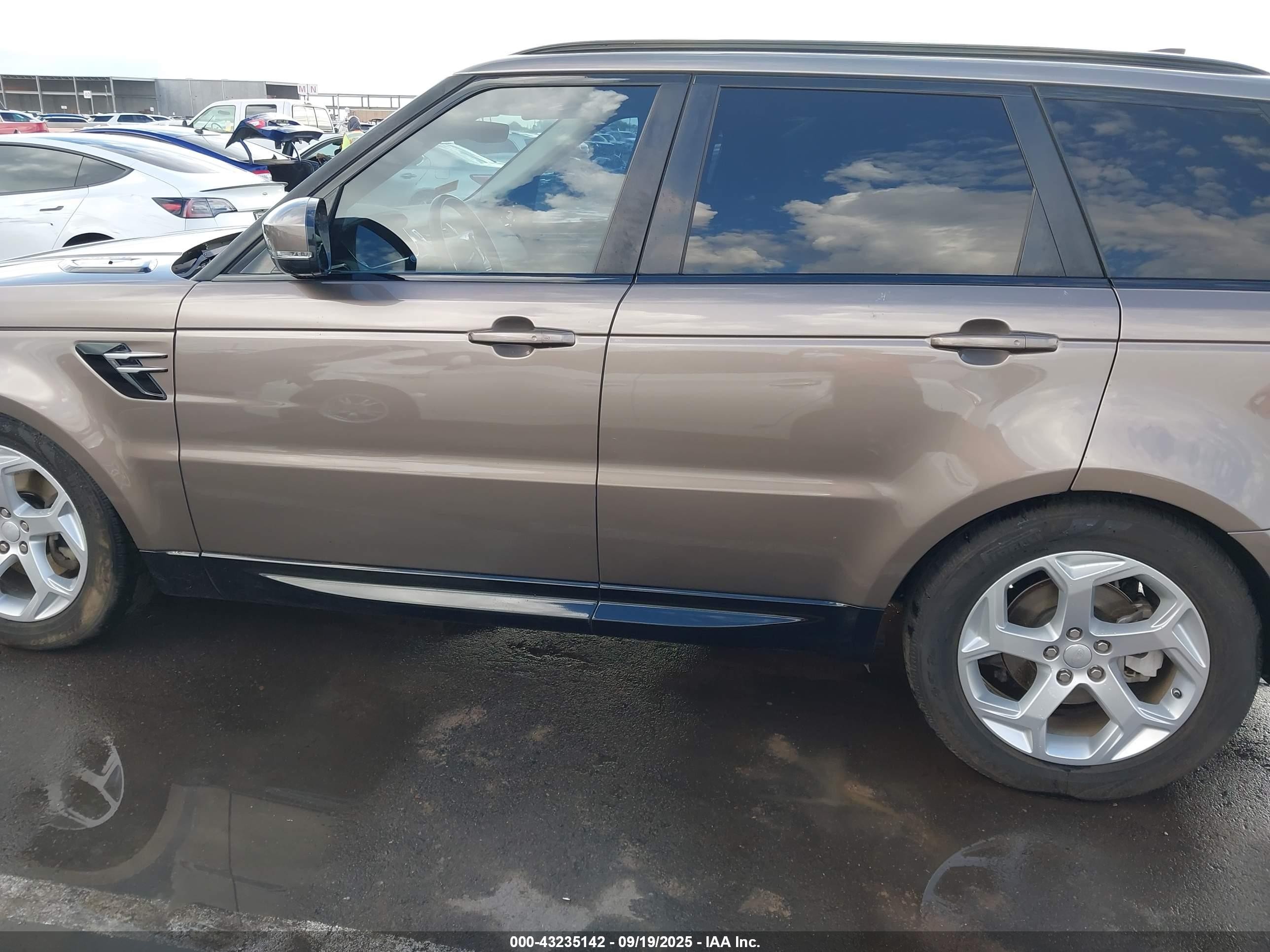 2018 Land Rover Range Rover Sport Hse Td6 Brown vin: SALWR2RK5JA409471