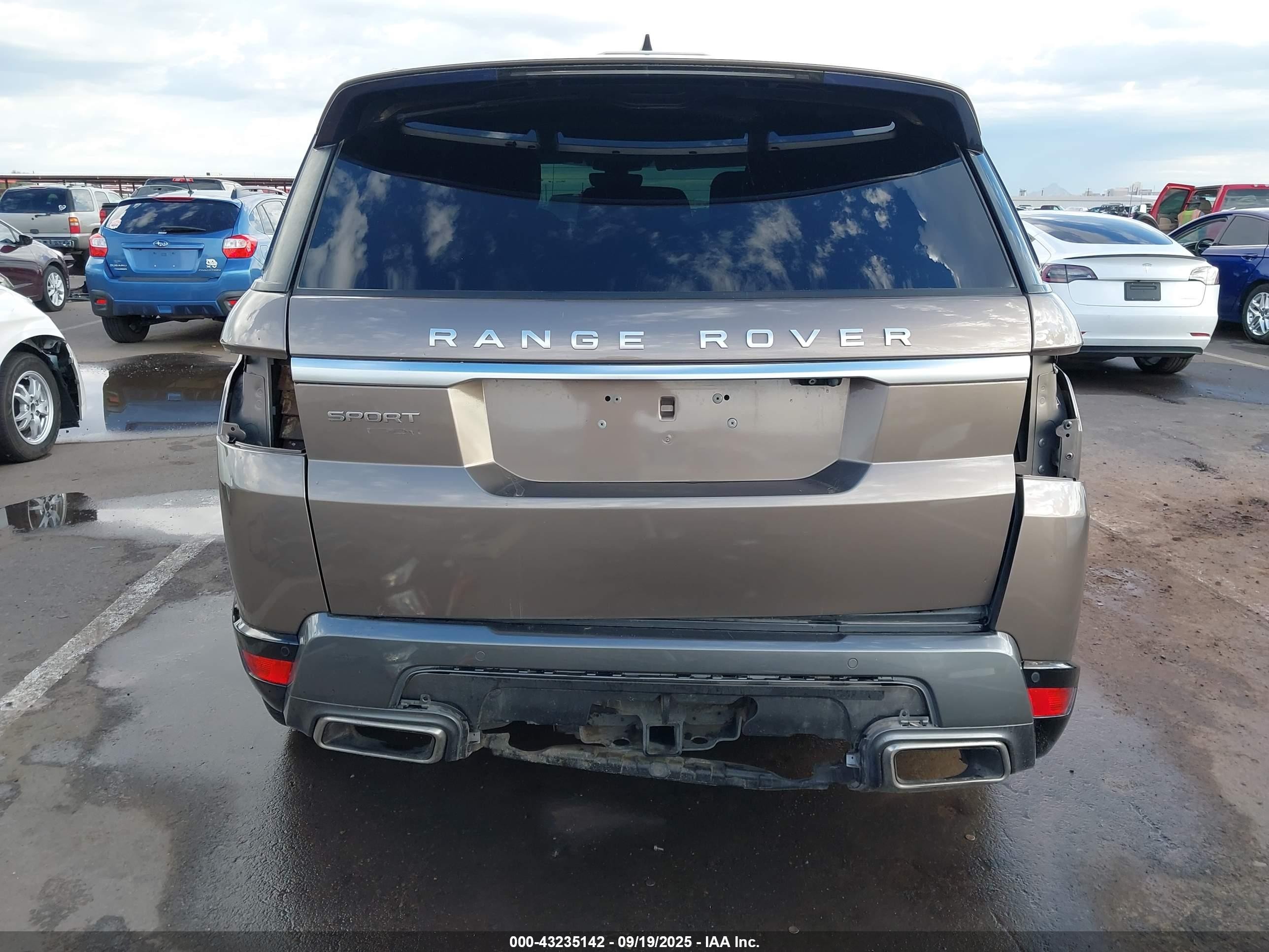 2018 Land Rover Range Rover Sport Hse Td6 Brown vin: SALWR2RK5JA409471